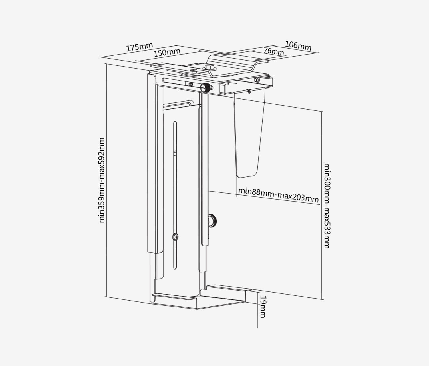 Supporto per PC desktop