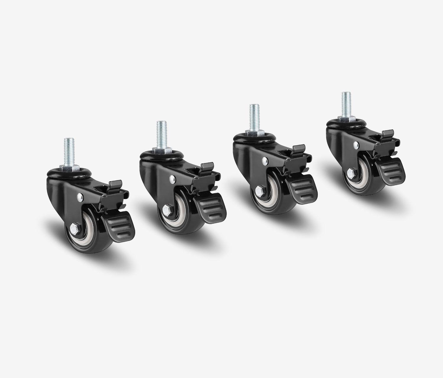 Set di 4 rotelle per scrivanie PRIMUS