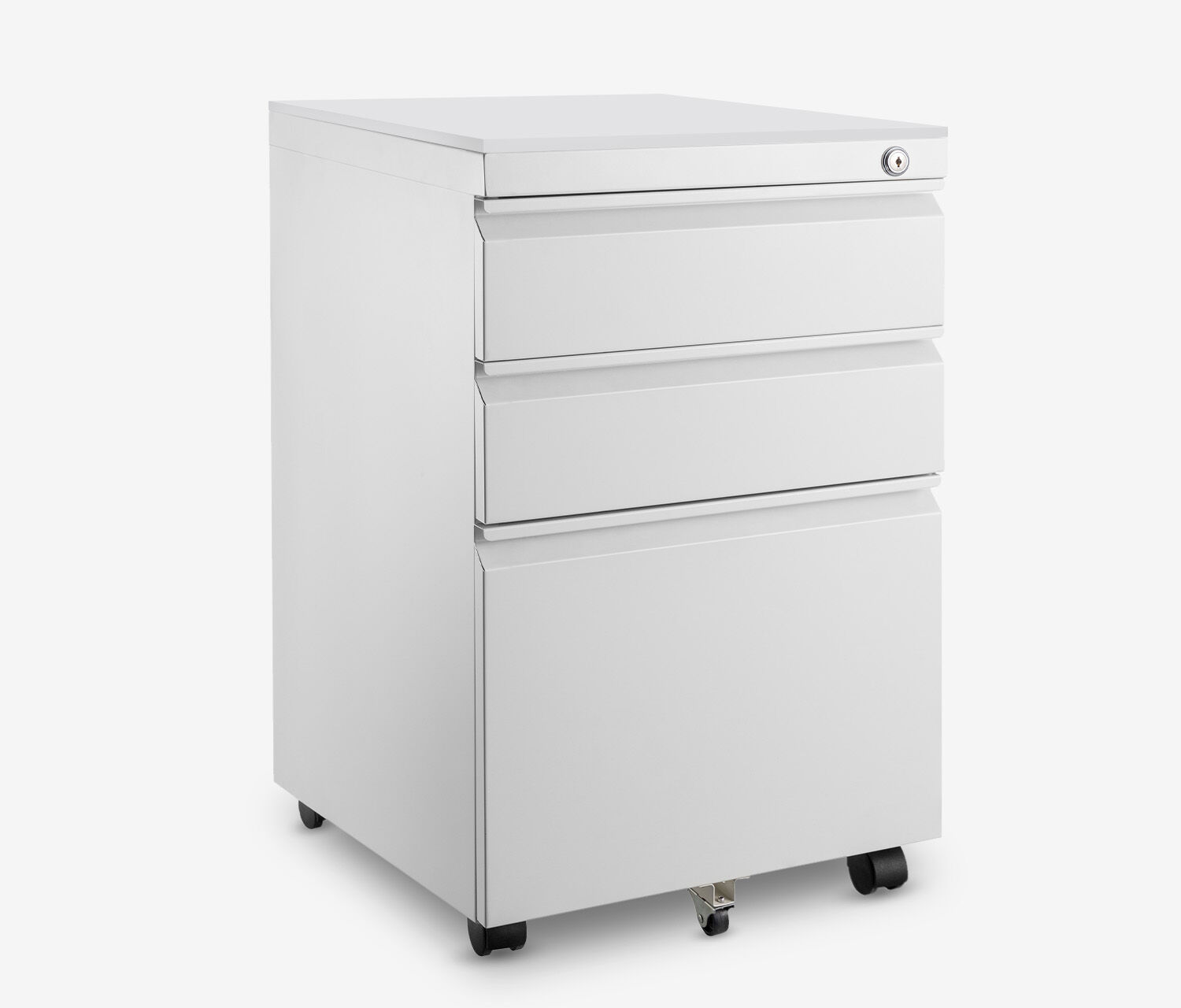 Contenitore a rotelle in metallo