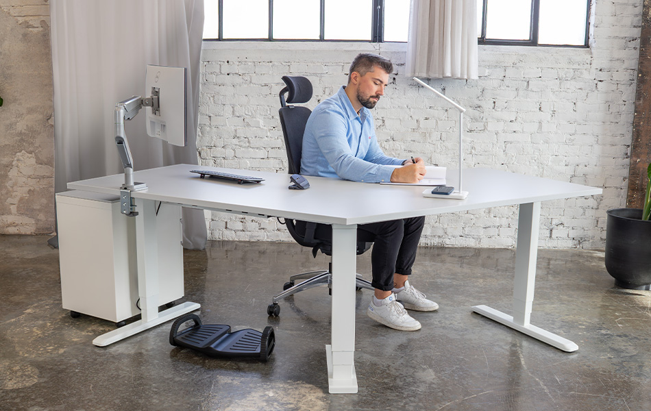 SCRIVANIA A GOMITO PRIMUS