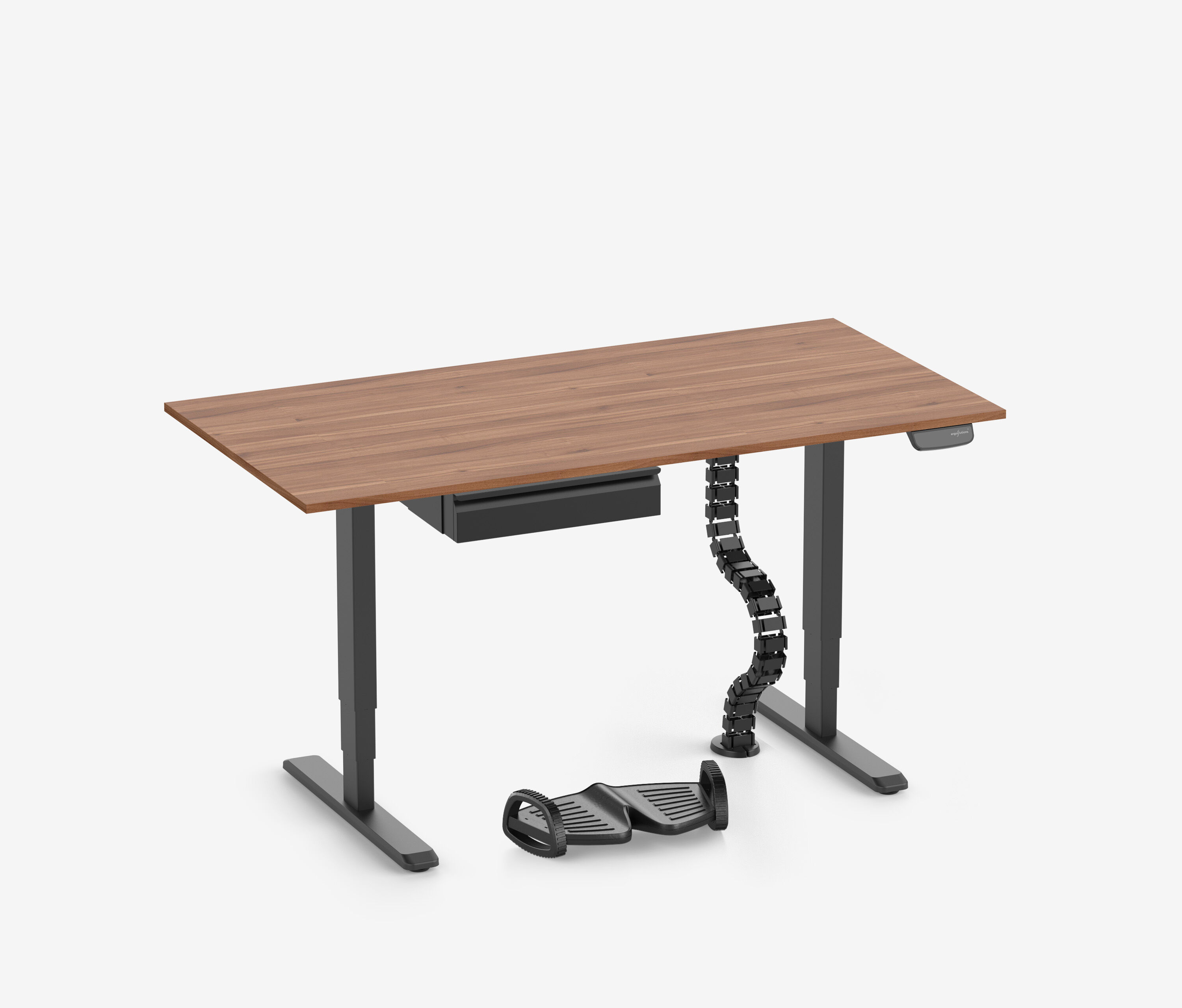 PRIMUS + cassetto, serpentina per cavi e poggiapiedi