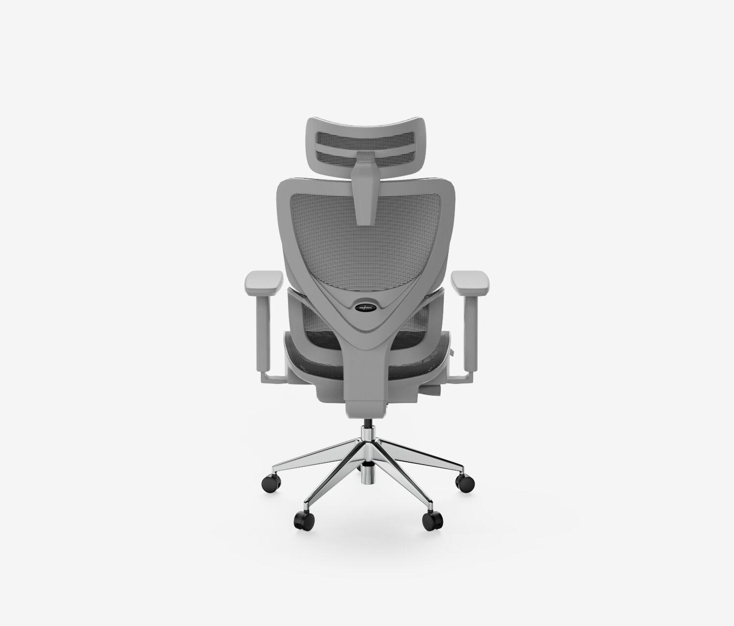 Bürodrehstuhl SENTA FX Mesh Normal Grau Silber