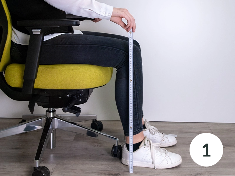 Regolare correttamente il supporto lombare