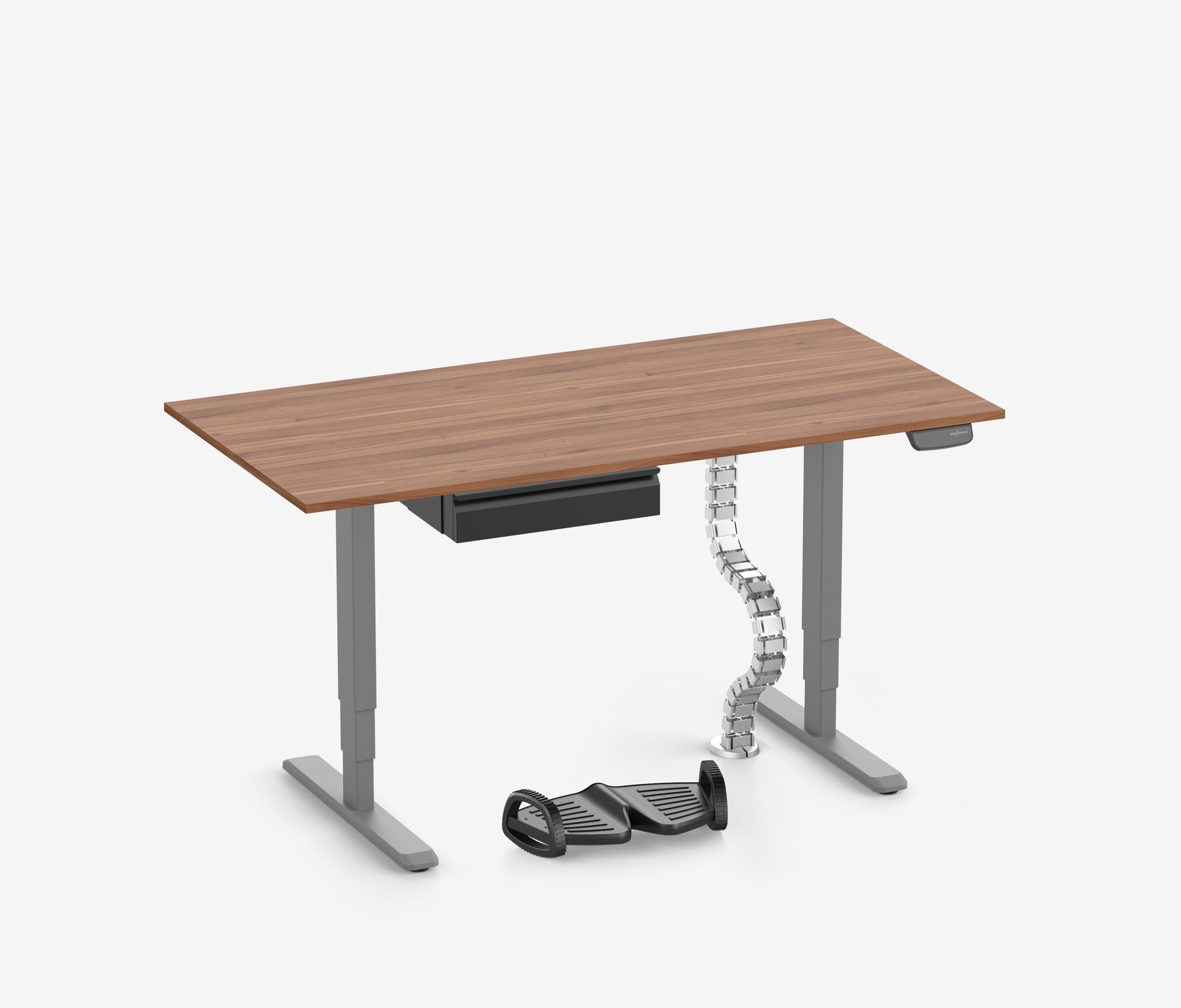 PRIMUS + cassetto, serpentina per cavi e poggiapiedi