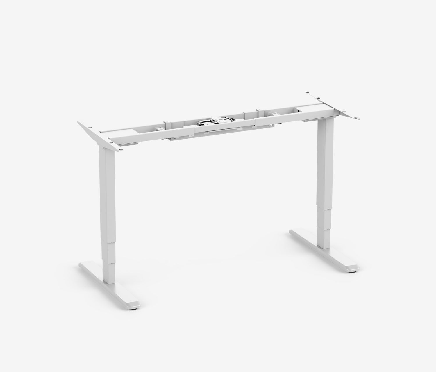 Scrivania PRIMUS - Decoro del piano tavolo: Betulla | Spessore del piano: 19 mm | Colore: Bianco | Dimensione: 120x70