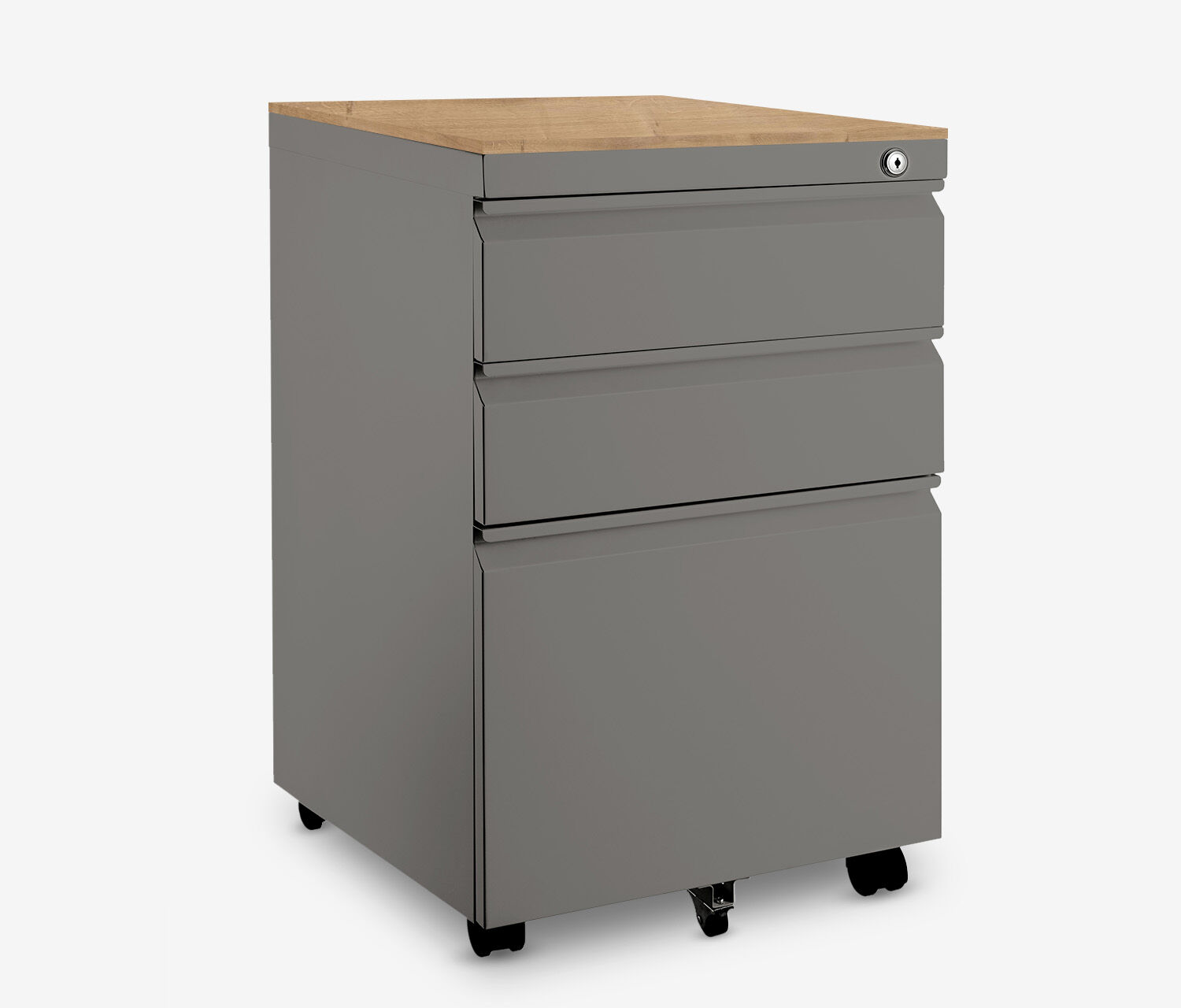 Contenitore a rotelle in metallo