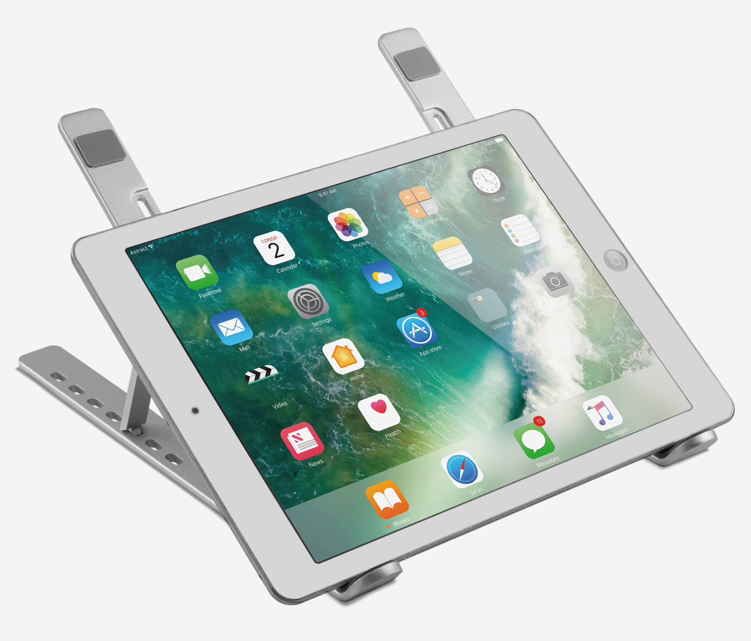 Supporto mobile per laptop in alluminio