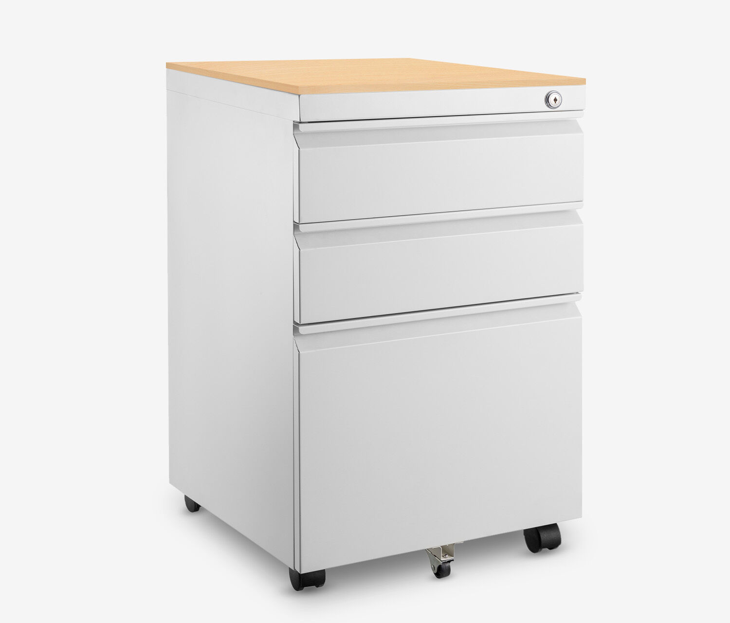 Contenitore a rotelle in metallo