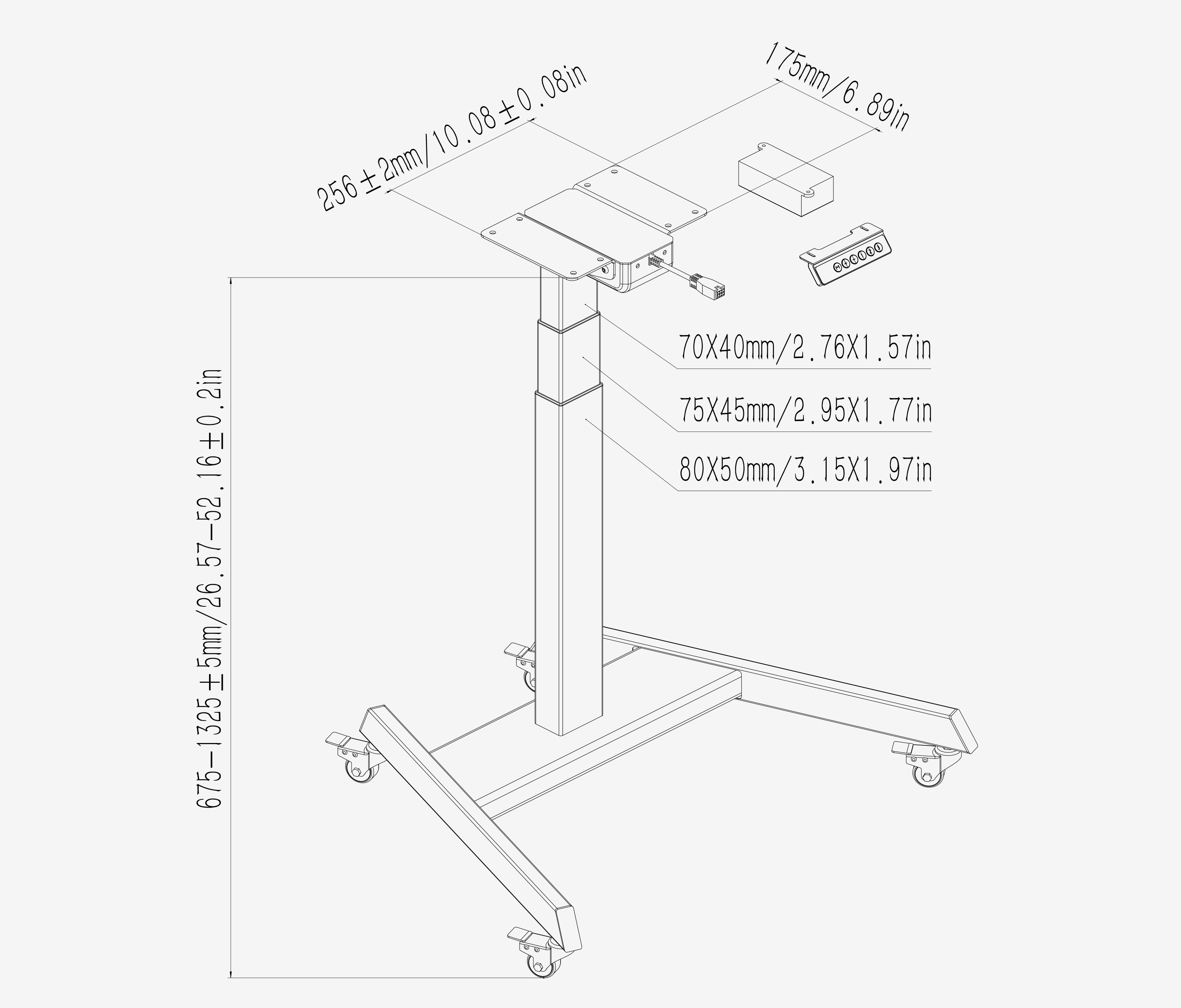 Telaio per tavolo FOKUS Single