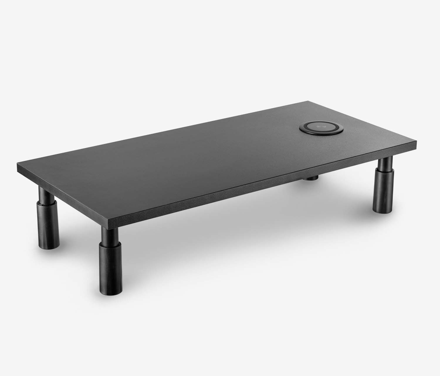 Rialzo per monitor con caricatore Qi integrato