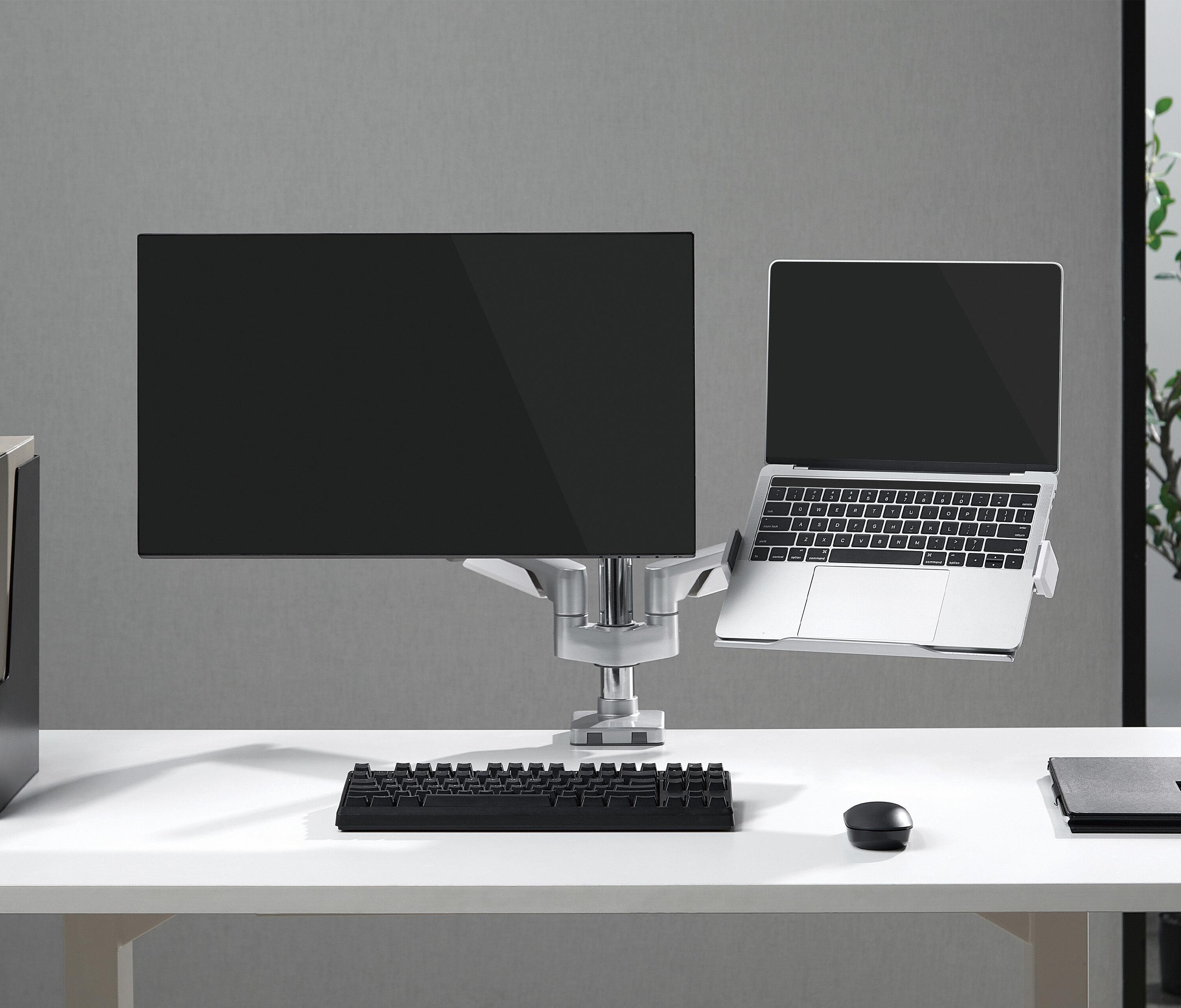 Supporto per laptop per bracci monitor VESA