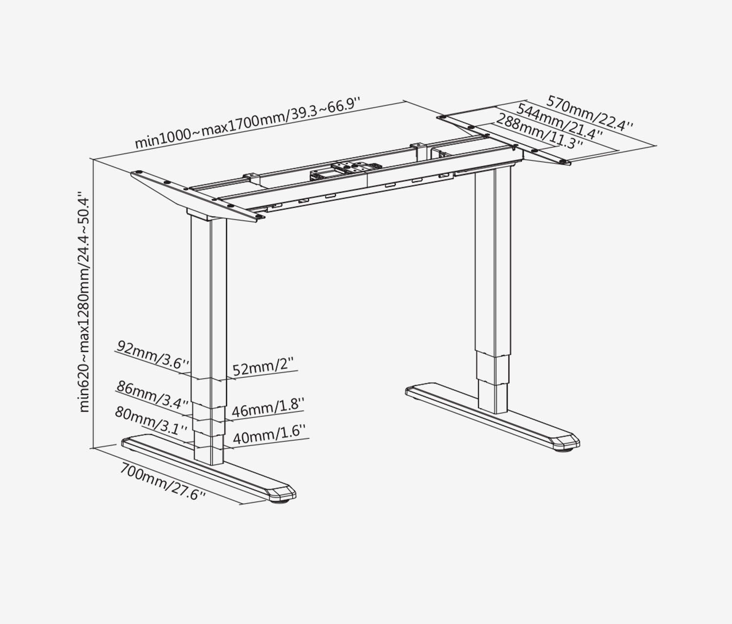 Telaio per tavolo PRIMUS SPEED