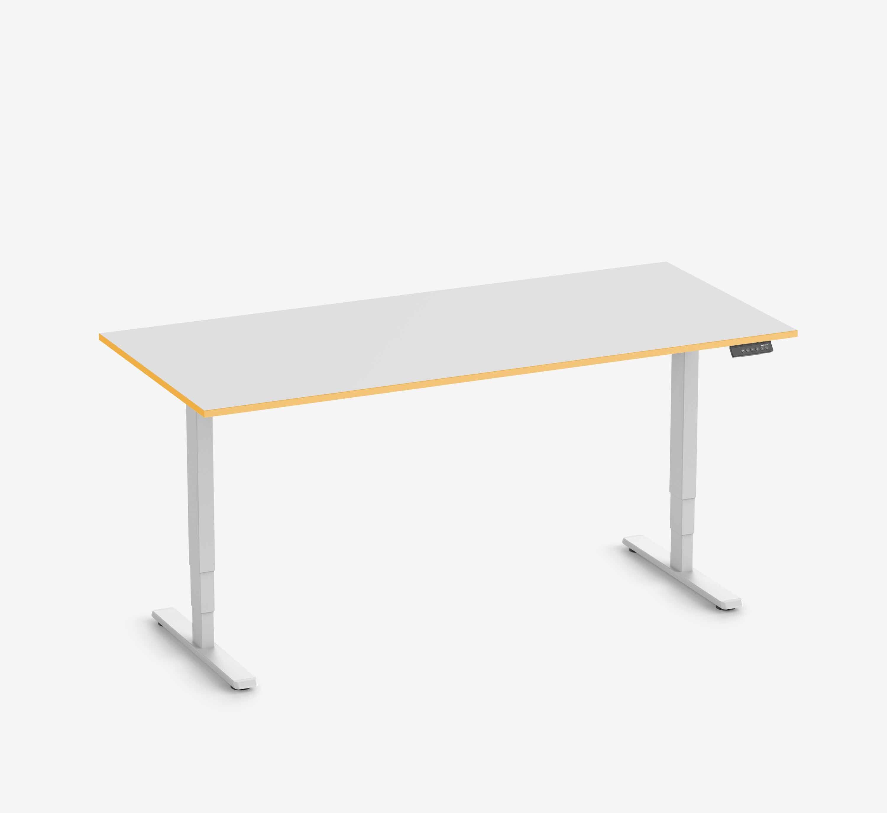 Scrivania da gaming FOKUS - Colore: Nero | Colore bordo: Royal Blue | Forma del piano: Rettangolare | Dimensione: 140x80