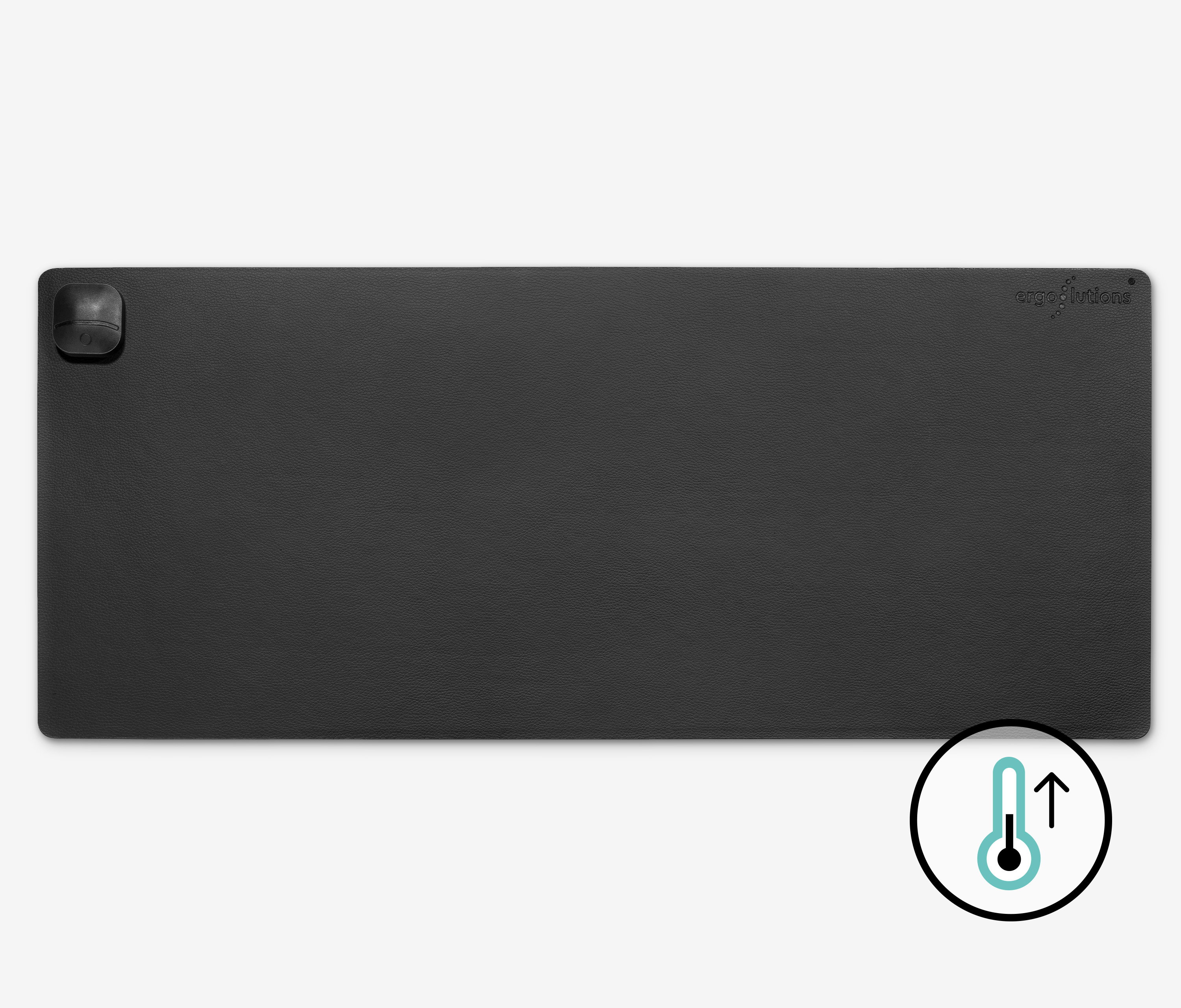 FOKUS Schreibtisch + Beheizbare Schreibtischunterlage