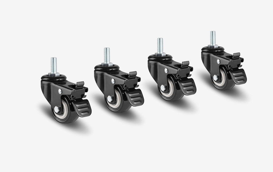 Set di 4 rotelle per scrivanie PRIMUS