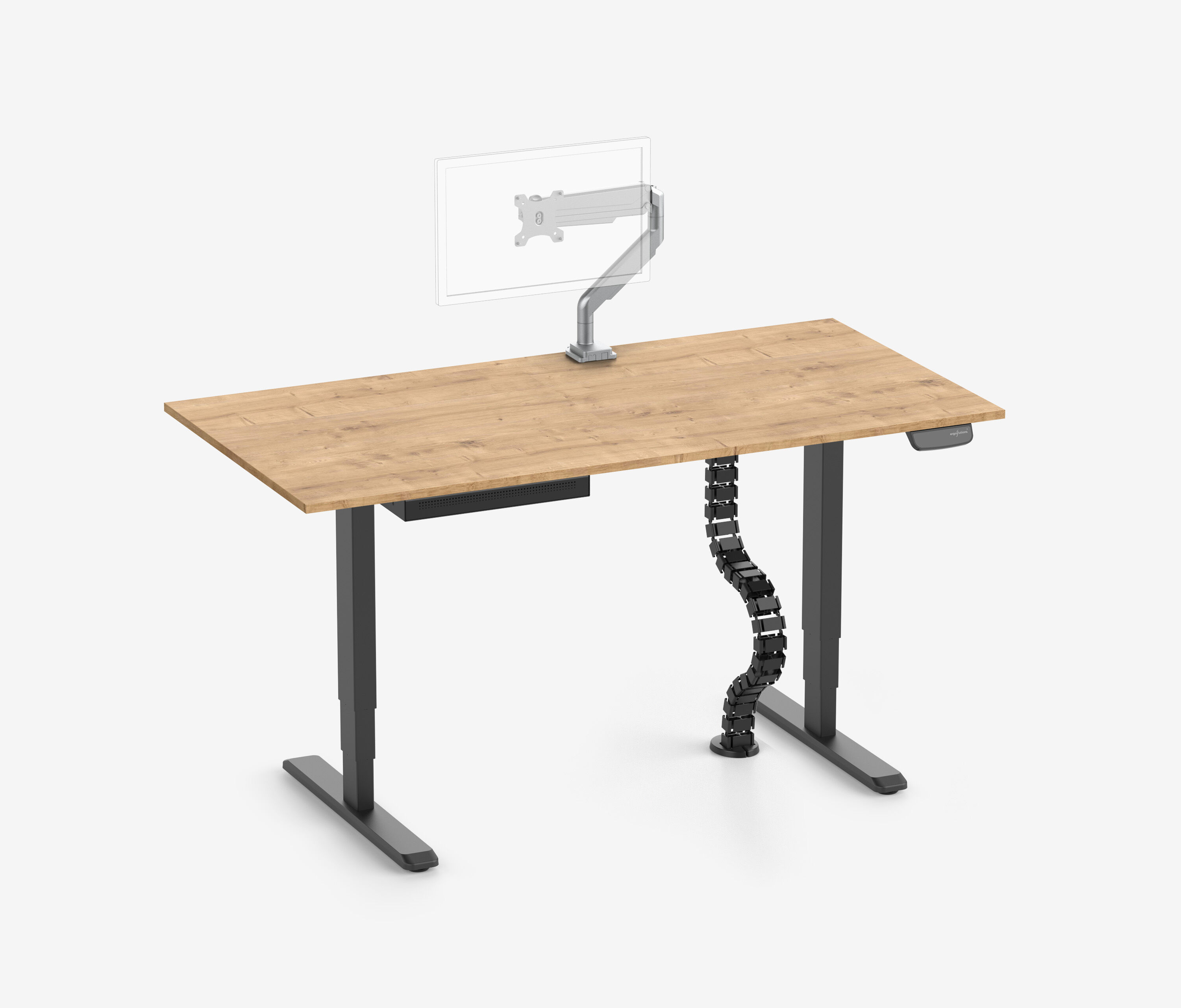 PRIMUS + cassetto Slimline, serpentina per cavi e supporto