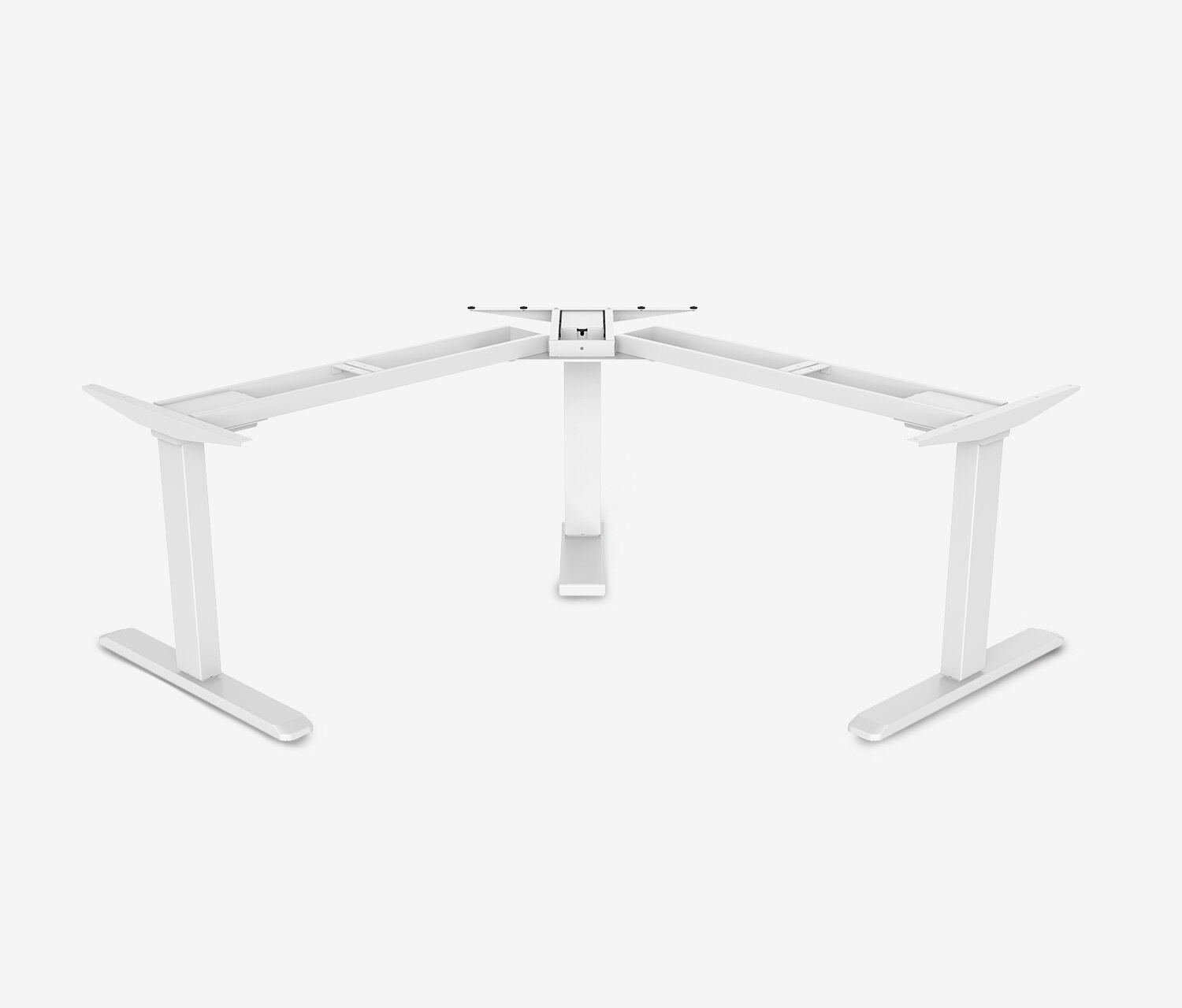 PRIMUS Scrivania angolare a L - Decoro: Bianco top | Dimensione del piano: 140x80 | Struttura: Bianco