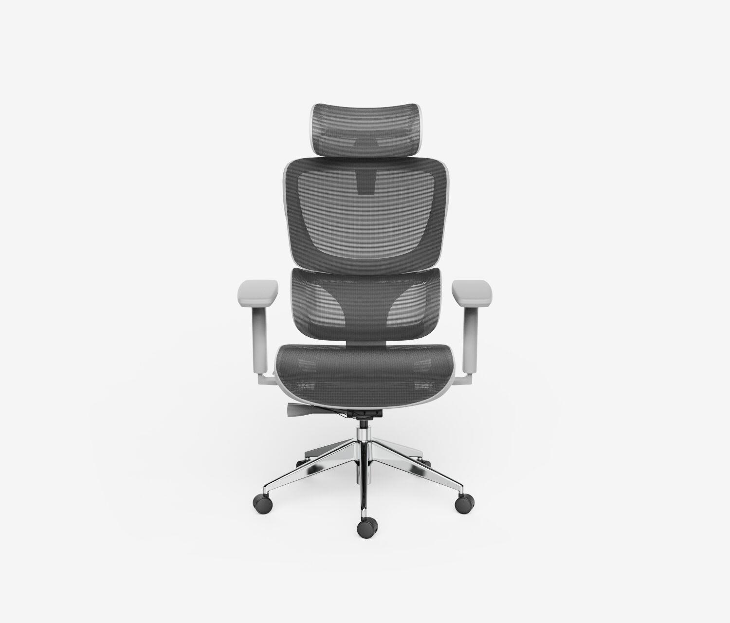 Bürodrehstuhl SENTA FX Mesh Normal Grau Silber