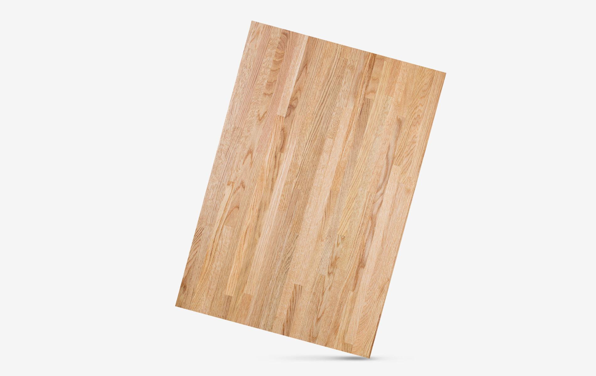 Pannello in vero legno di rovere lamelle corte 40 mm