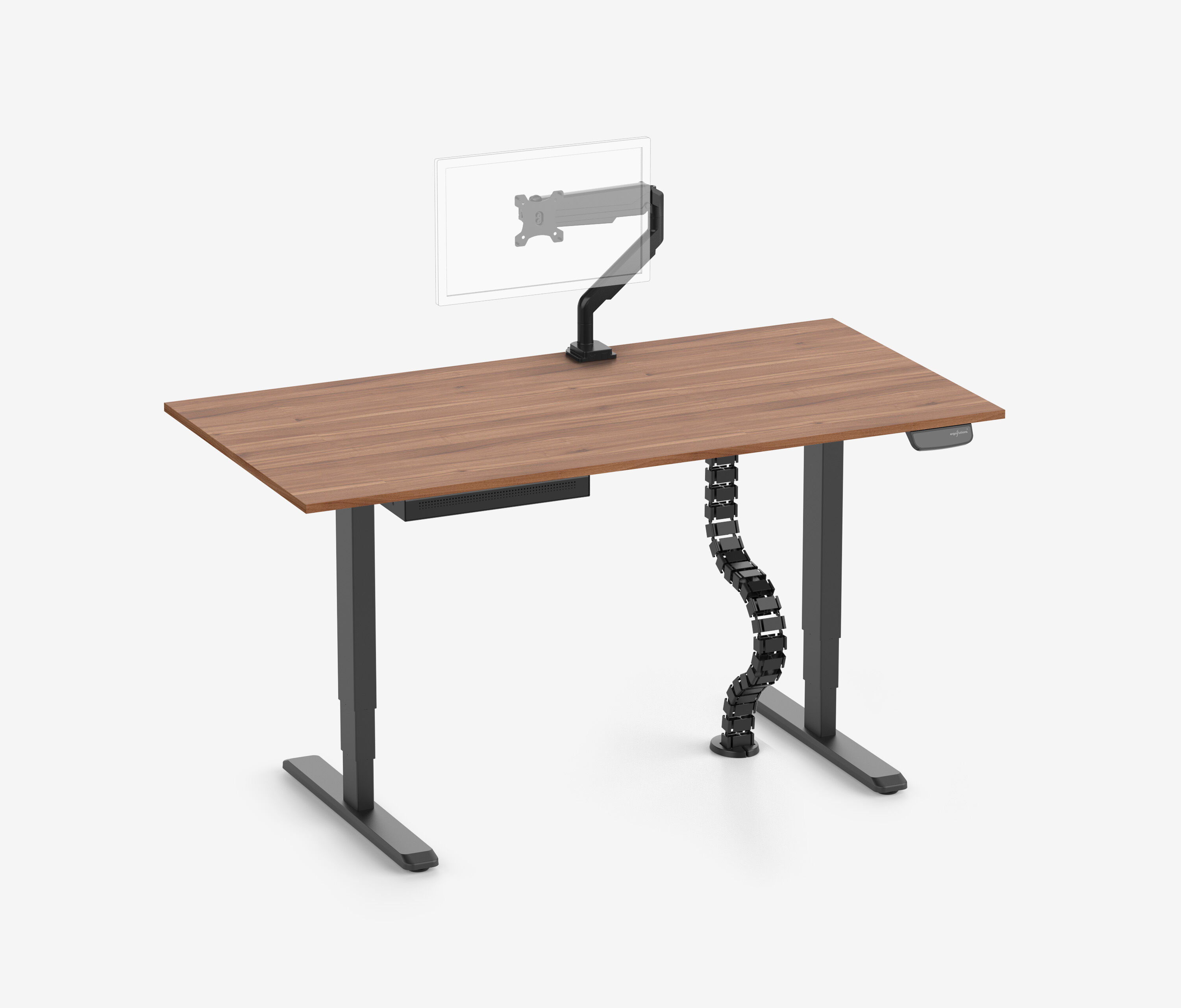 PRIMUS + cassetto Slimline, serpentina per cavi e supporto