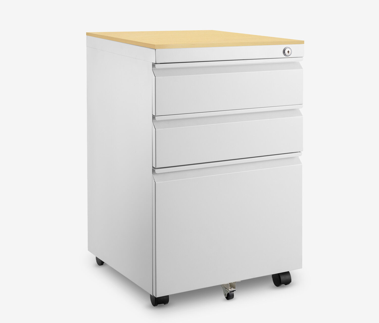 Contenitore a rotelle in metallo