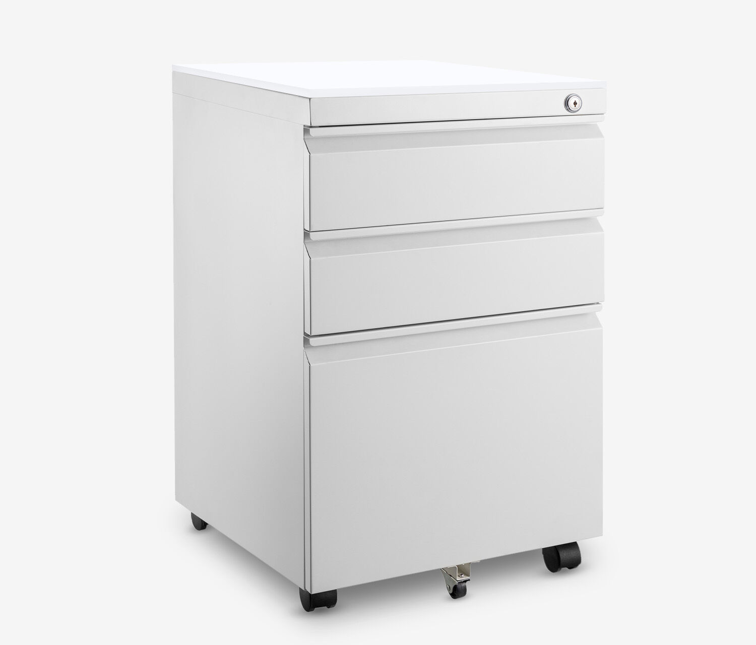 Contenitore a rotelle in metallo