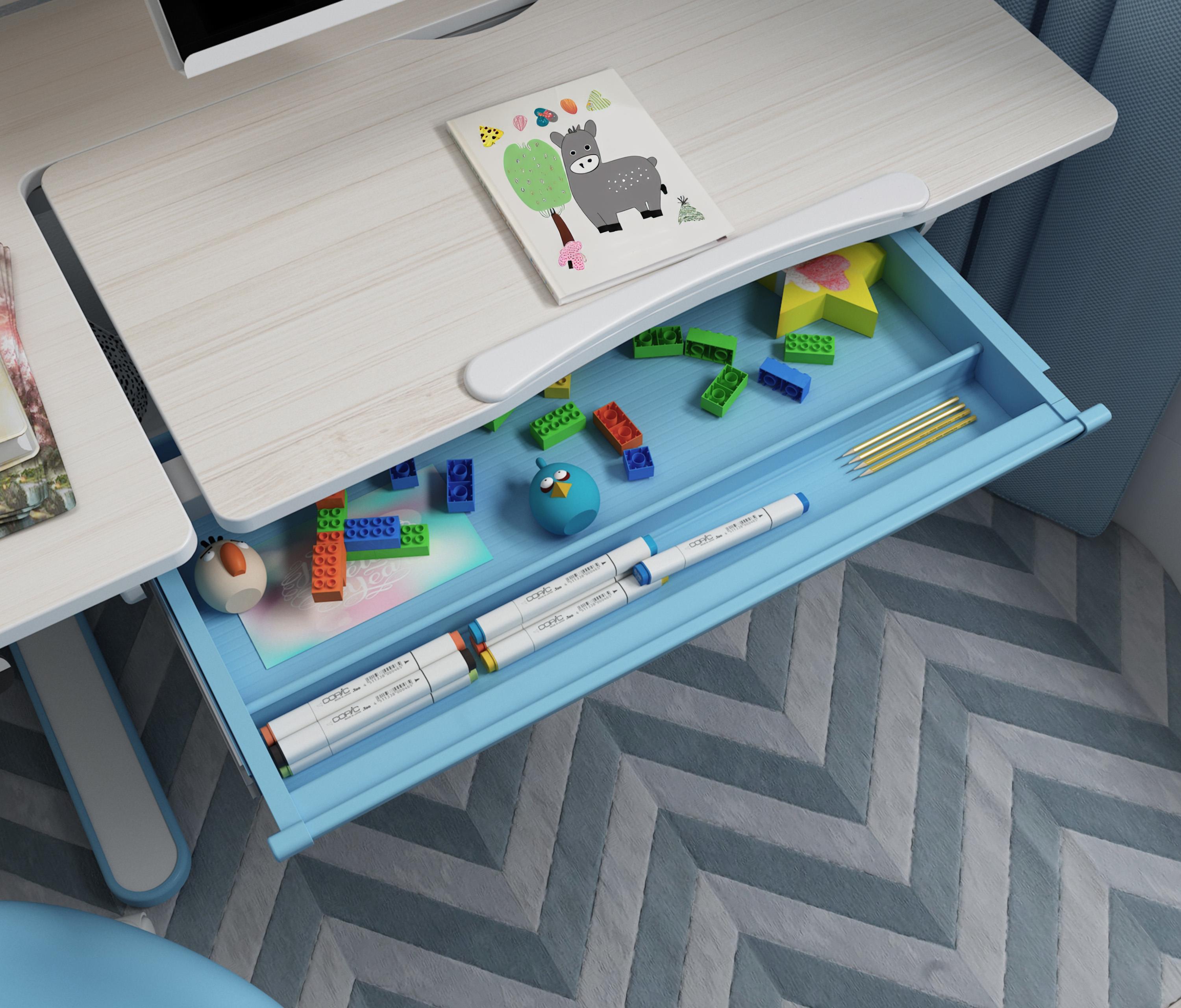 Scrivania per bambini - Colore: Blu