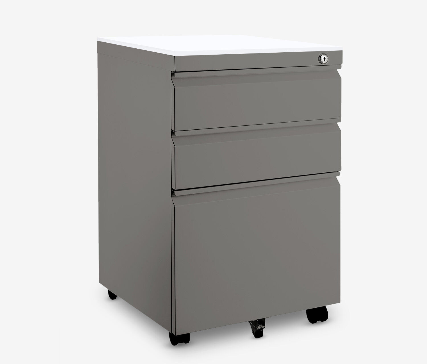 Contenitore a rotelle in metallo