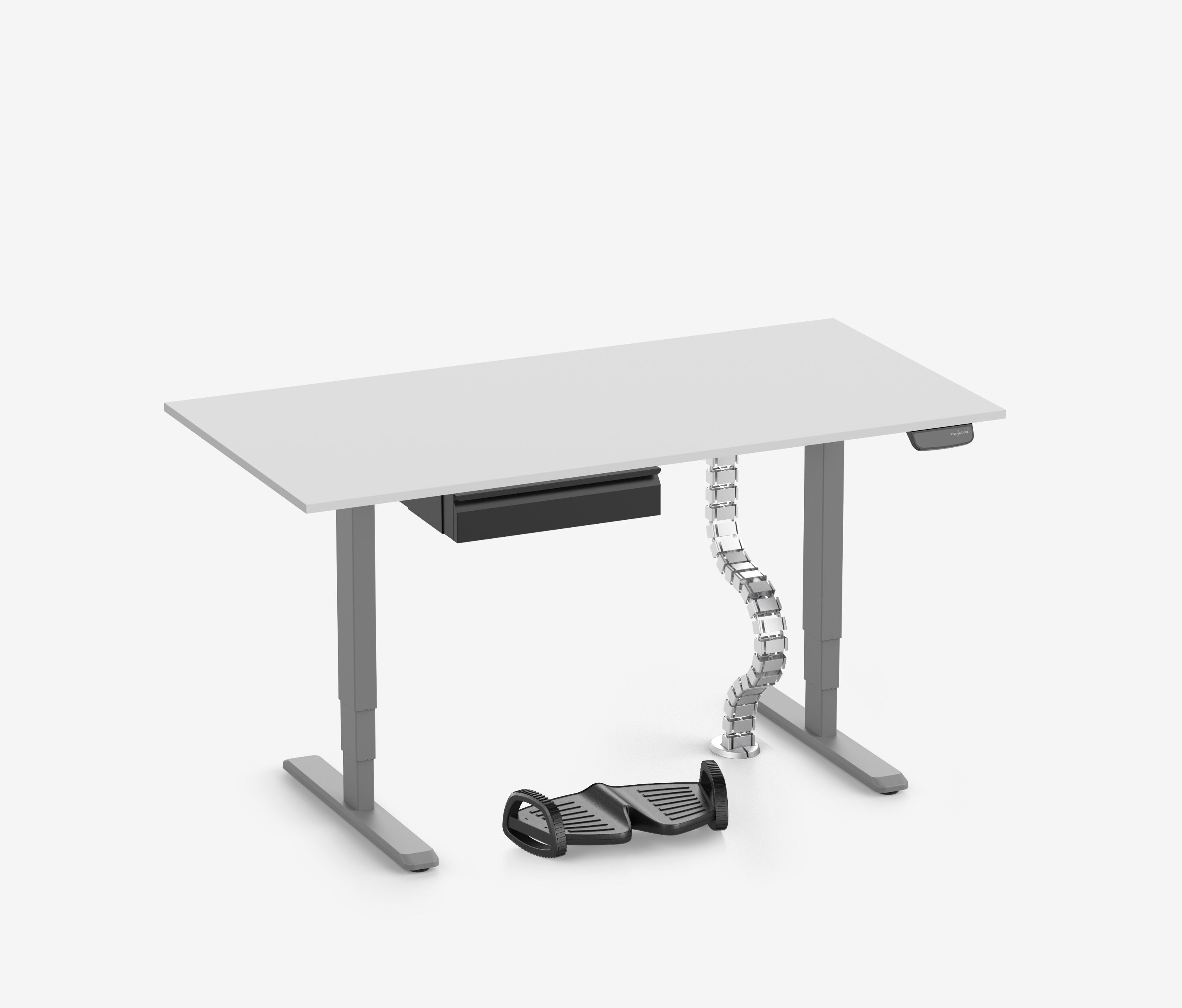 PRIMUS + cassetto, serpentina per cavi e poggiapiedi