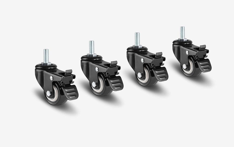 Set di 4 rotelle per scrivanie PRIMUS