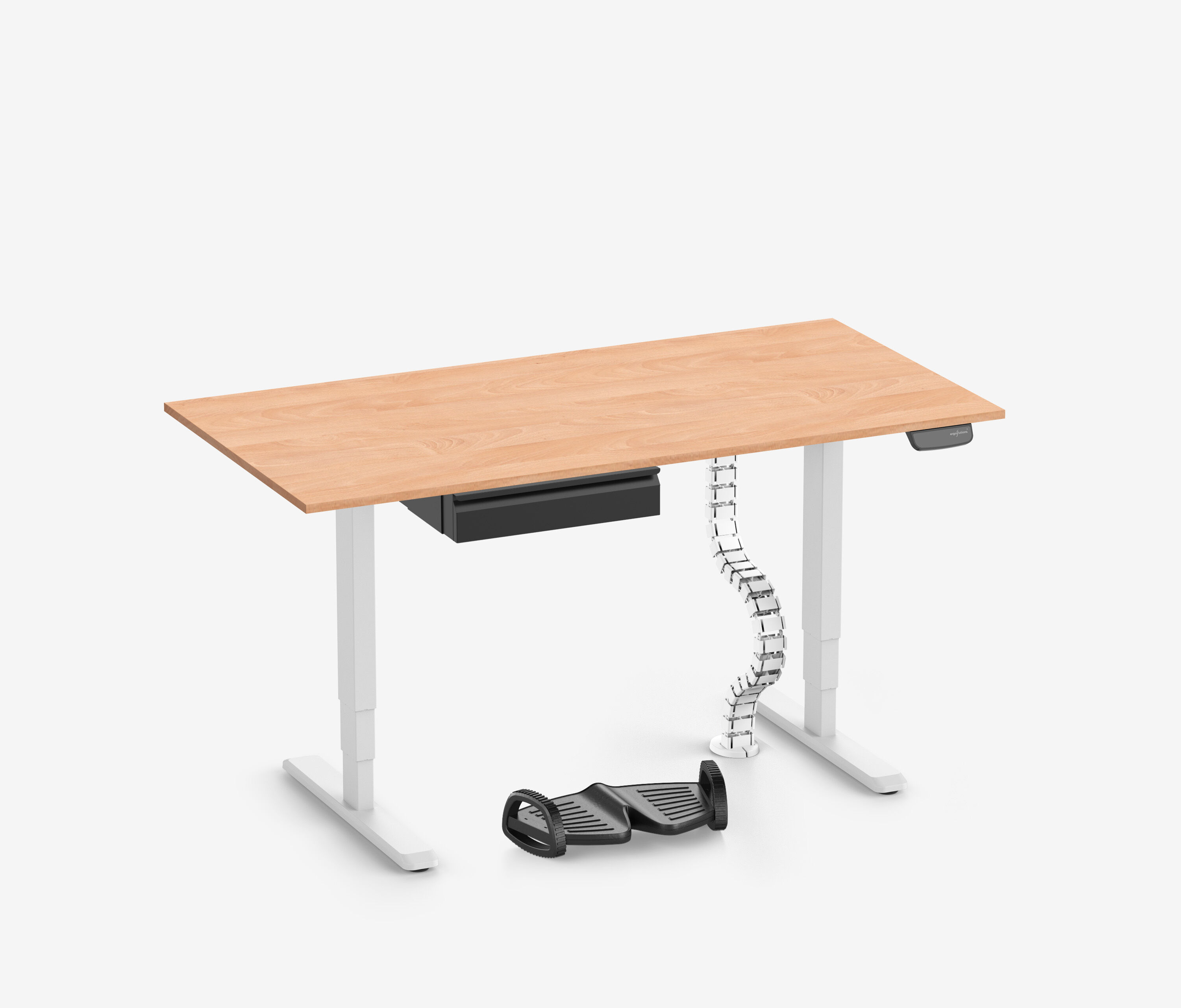 PRIMUS + cassetto, serpentina per cavi e poggiapiedi