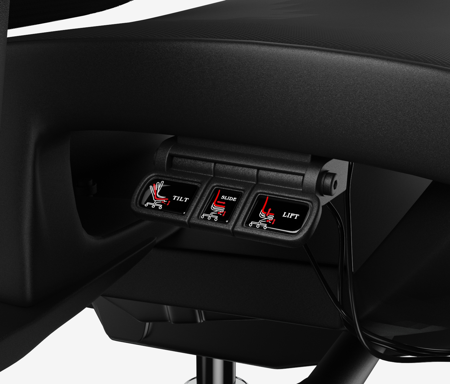 Bürodrehstuhl SENTA FX Hoch Schwarz Silber