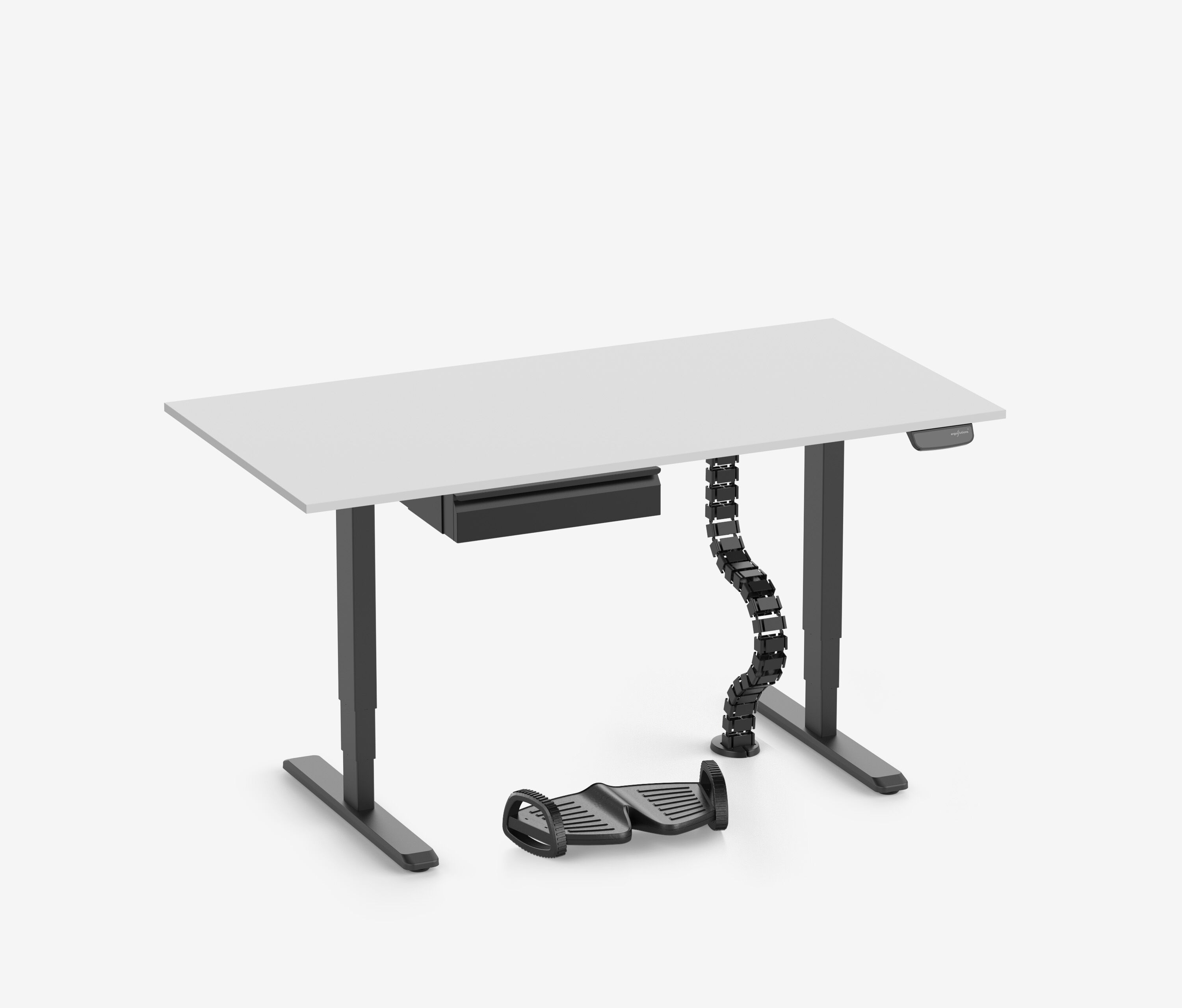 PRIMUS + cassetto, serpentina per cavi e poggiapiedi