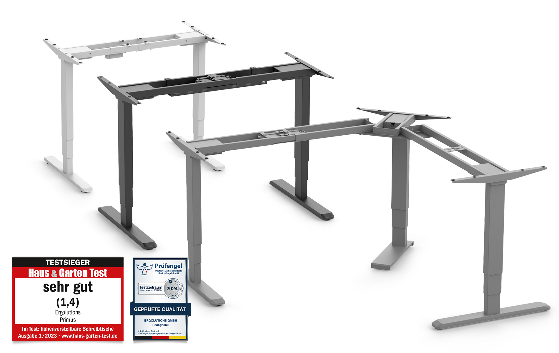 Strutture per tavoli regolabili in altezza elettricamente