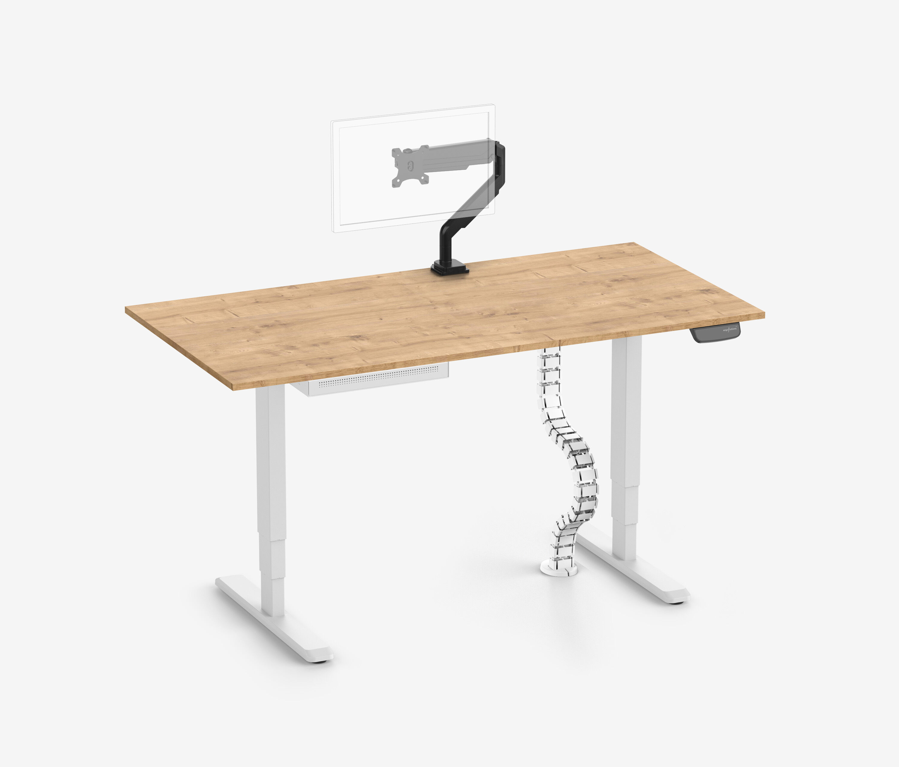 PRIMUS + cassetto Slimline, serpentina per cavi e supporto