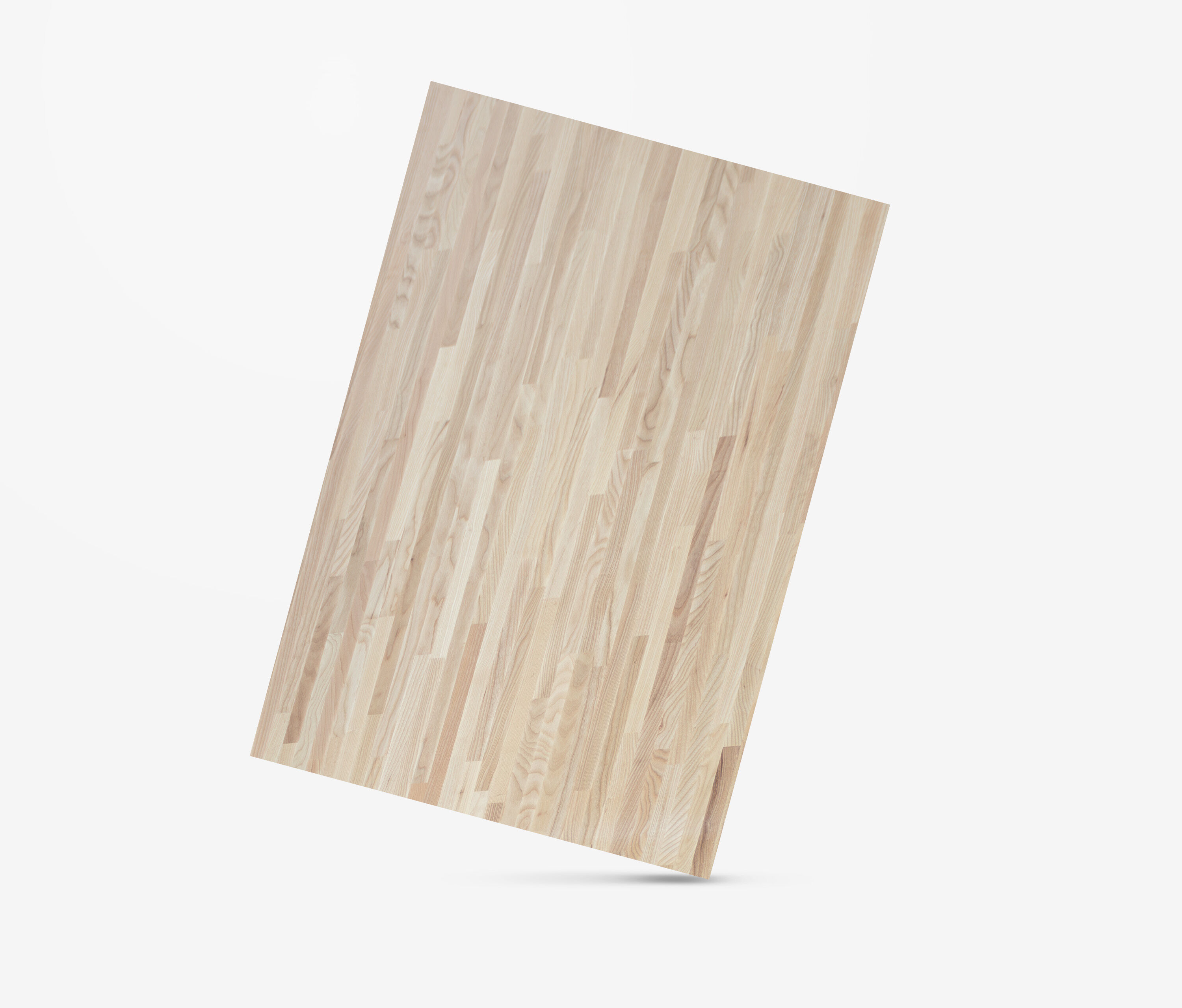 Piano in vero legno di frassino lamelle corte 40 mm