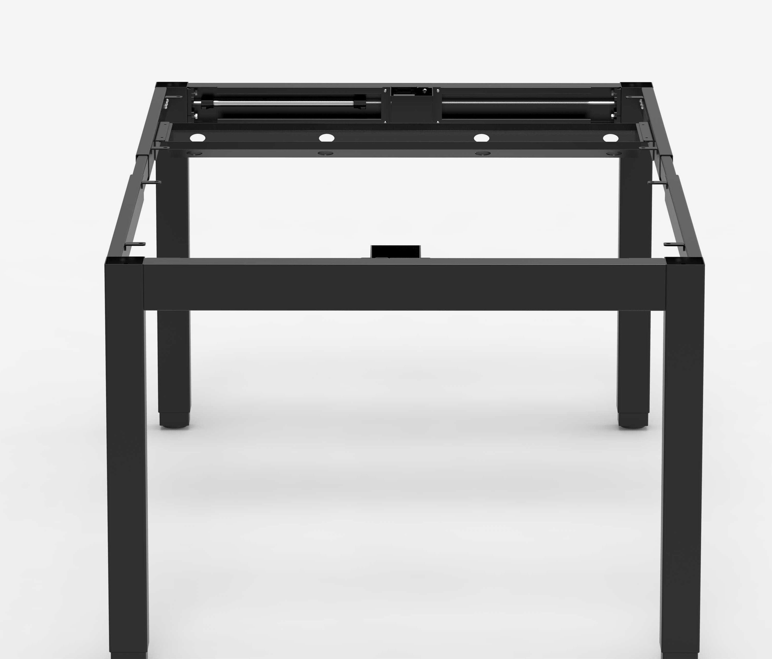 Telaio per tavolo PRIMUS a 4 gambe - Colore: Nero | Profondità: 80