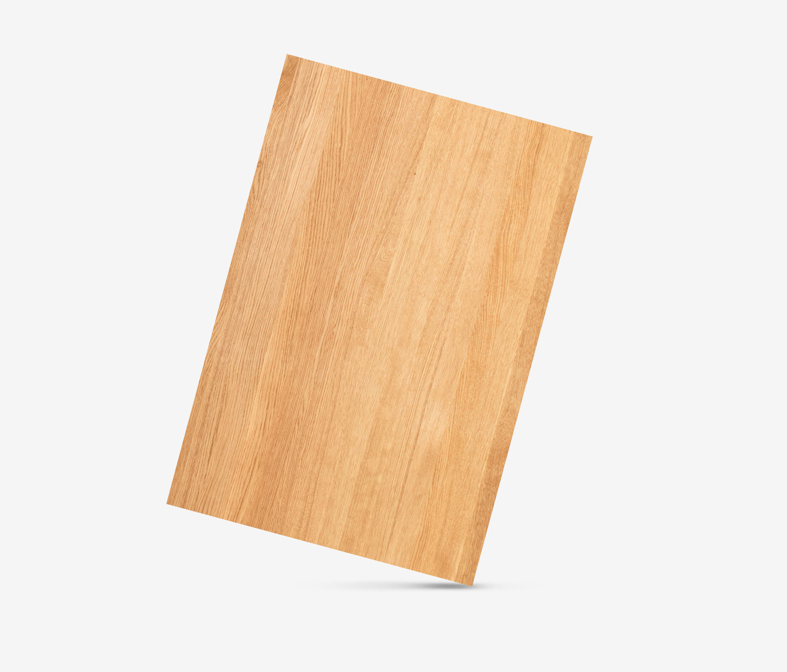 Pannello in vero legno di rovere lamelle continue 20 mm