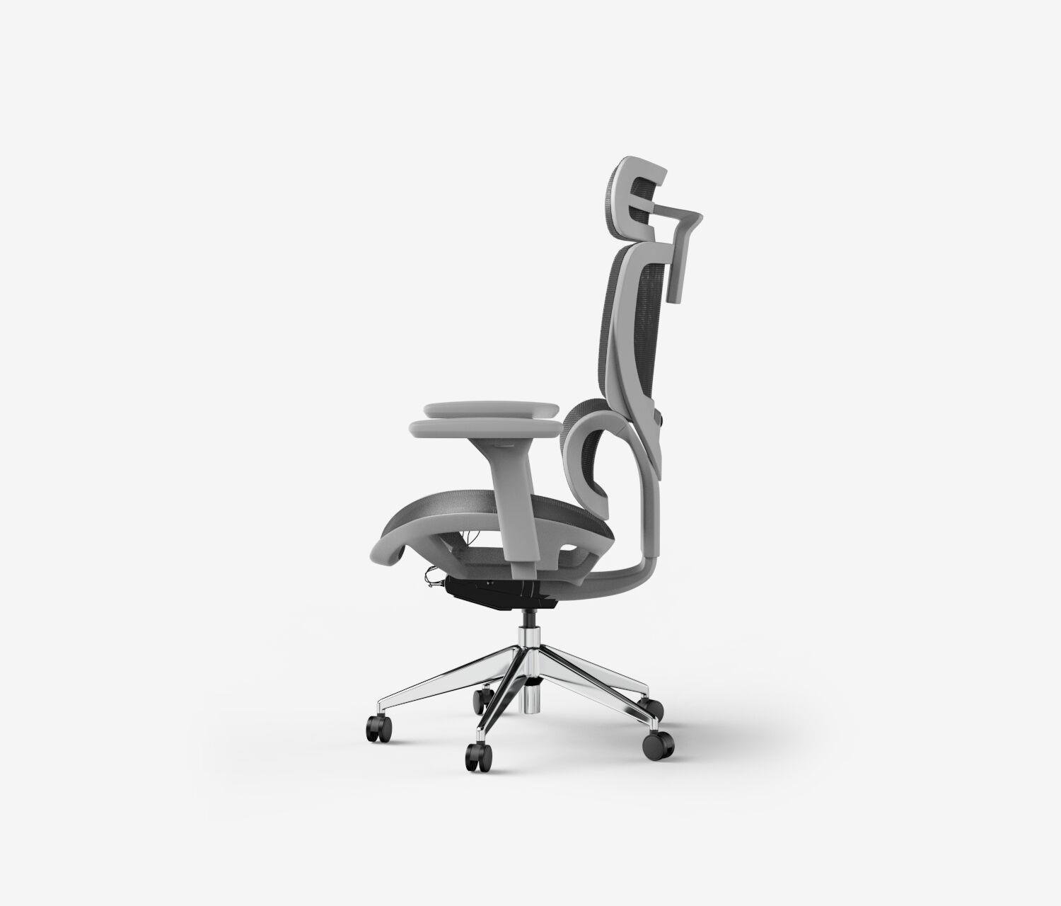 Bürodrehstuhl SENTA FX Mesh Normal Grau Silber