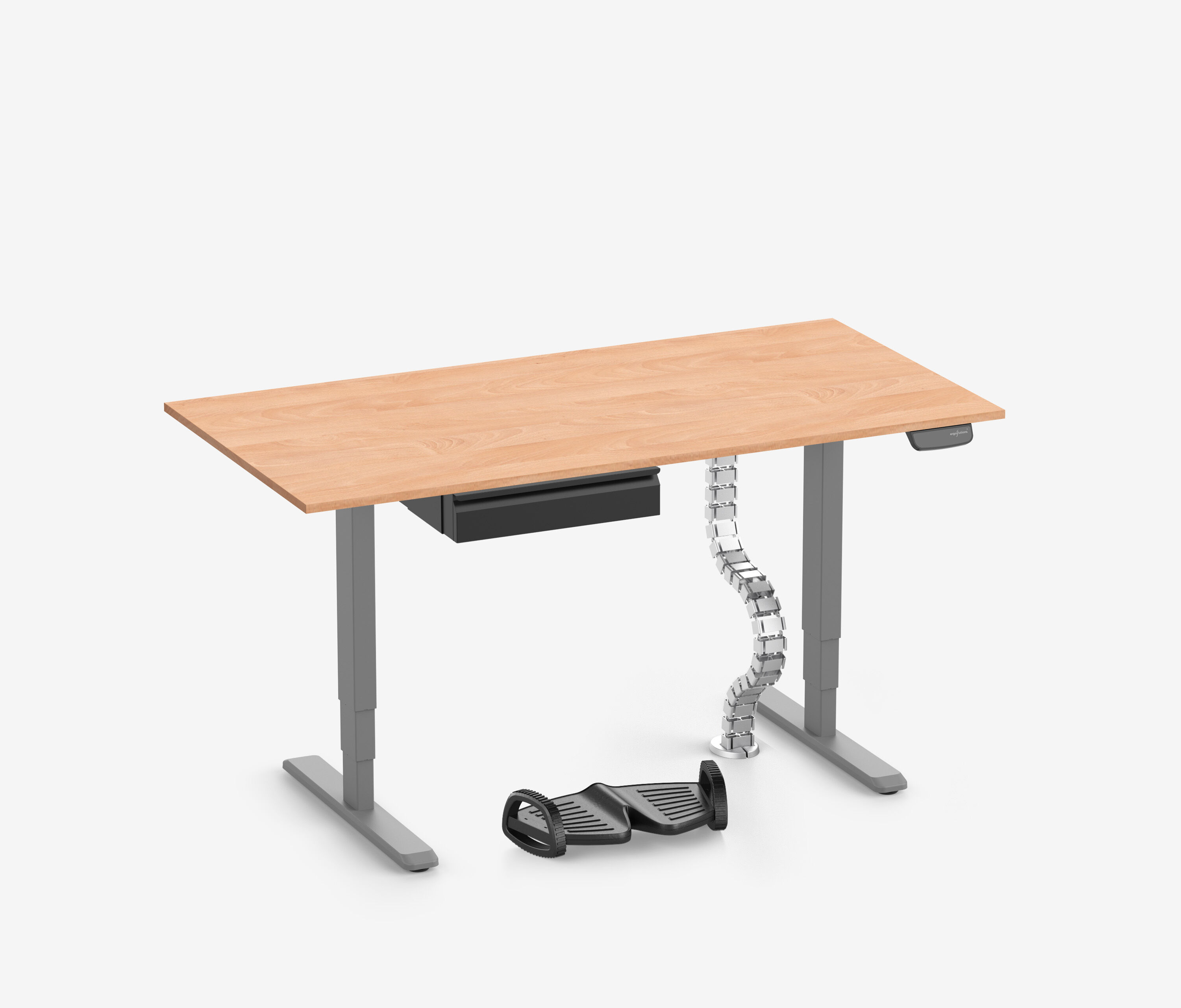 PRIMUS + cassetto, serpentina per cavi e poggiapiedi