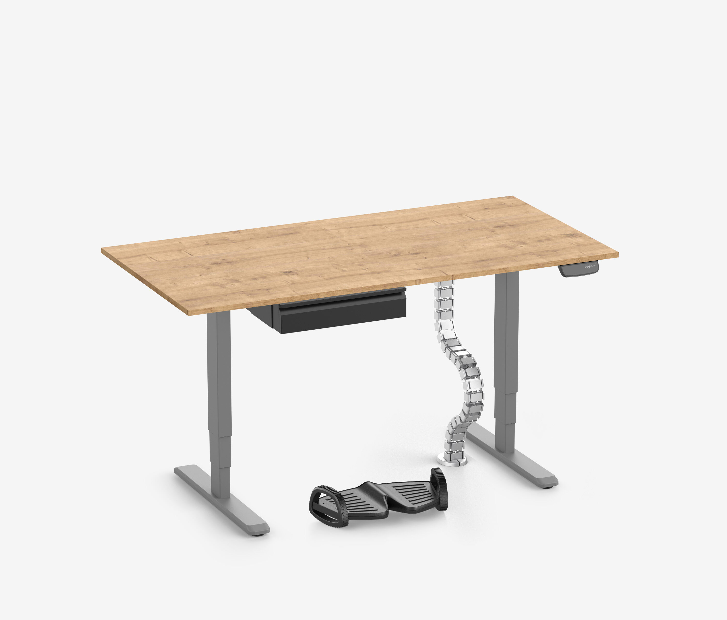 PRIMUS + cassetto, serpentina per cavi e poggiapiedi