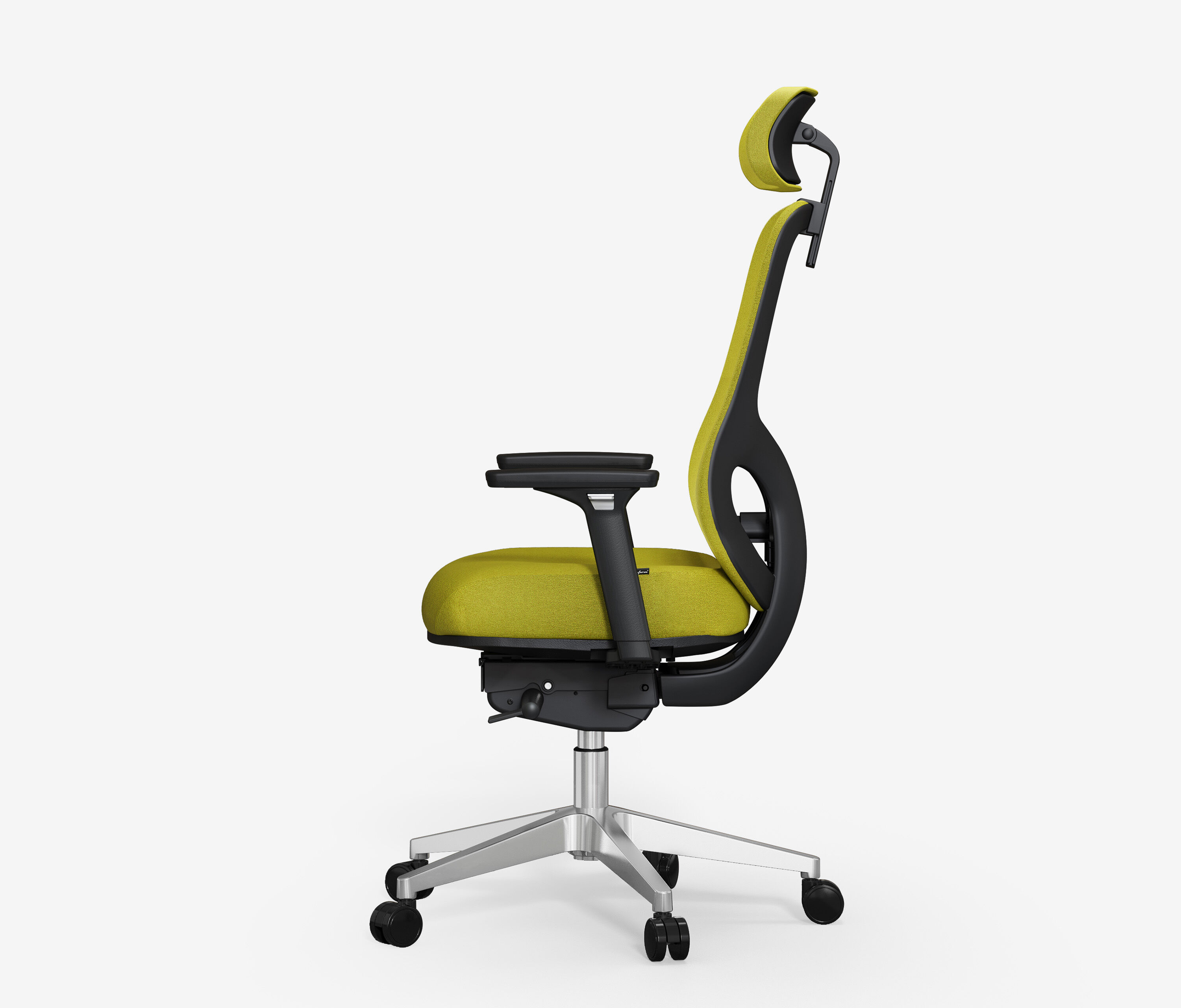 Sedia girevole da ufficio SENTA - Molla & Altezza seduta: Normale, altezza seduta 45 - 55 cm | Colore: Verde