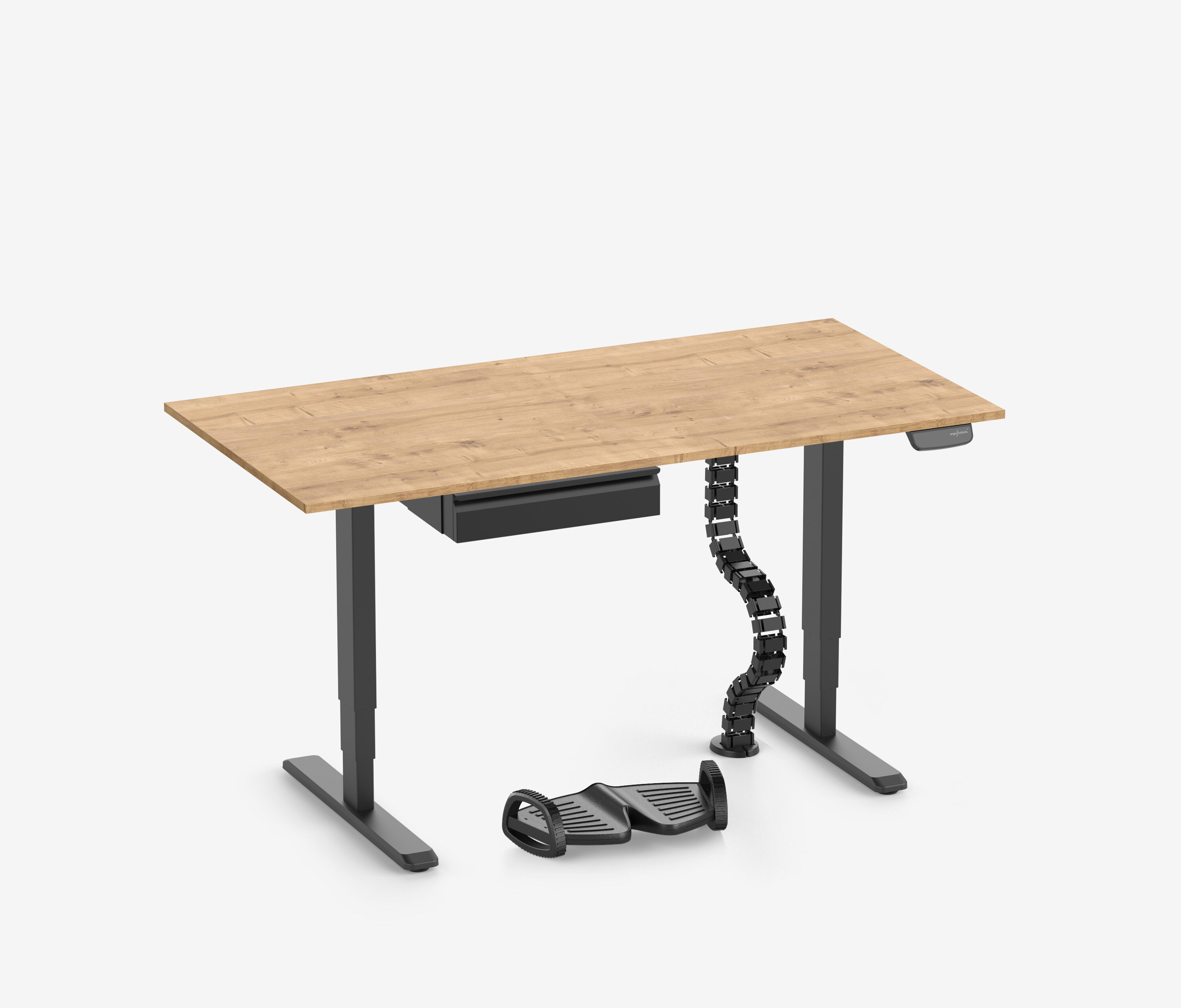 PRIMUS + cassetto, serpentina per cavi e poggiapiedi