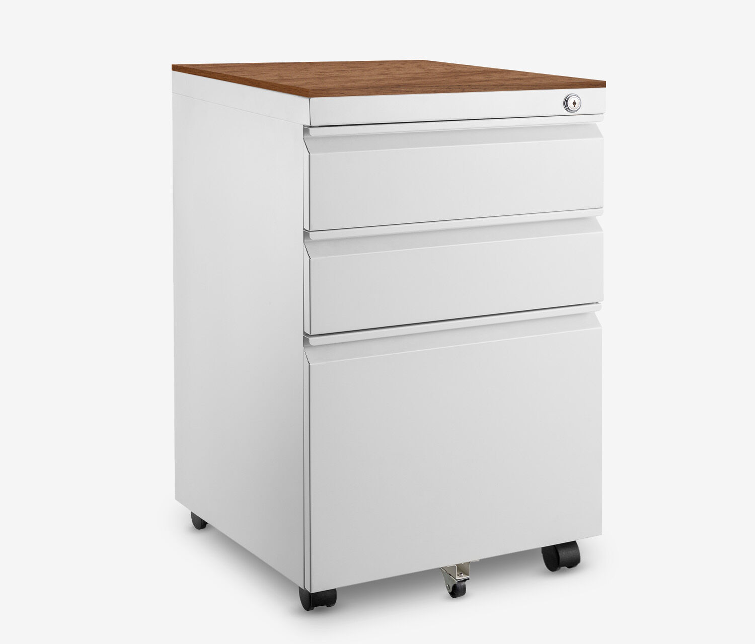 Contenitore a rotelle in metallo