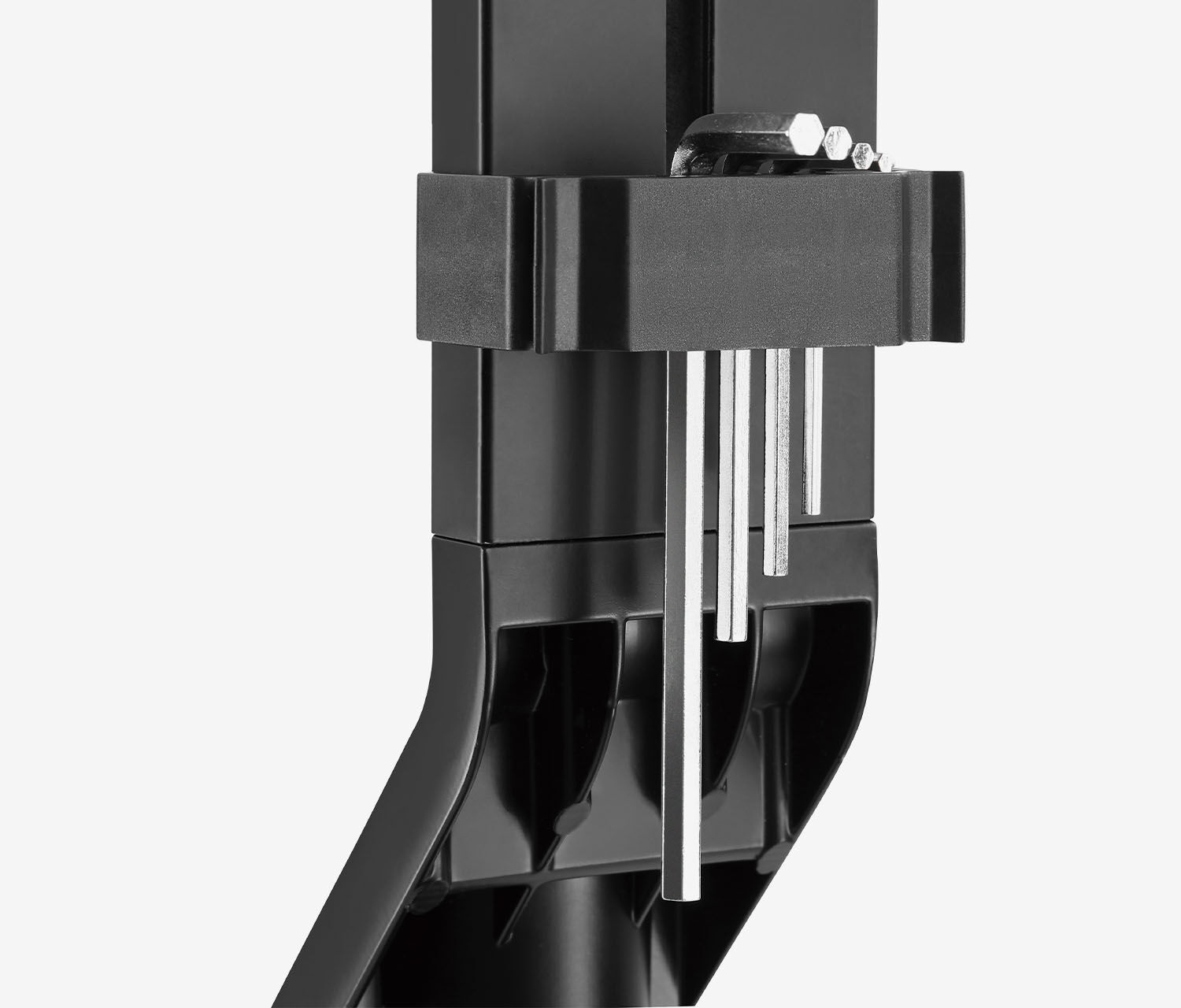 Postazione di lavoro a parete regolabile in altezza