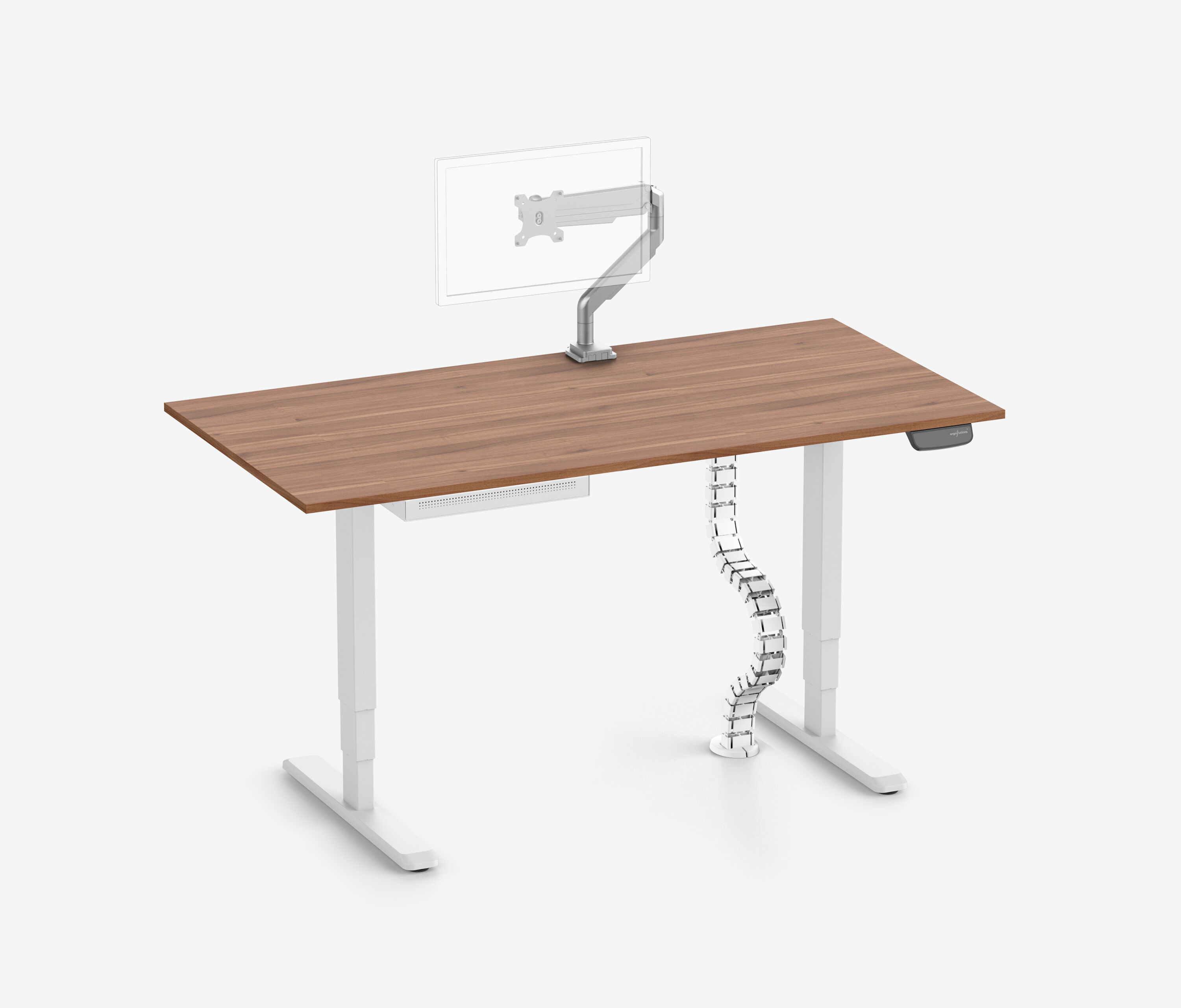 PRIMUS + cassetto Slimline, serpentina per cavi e supporto