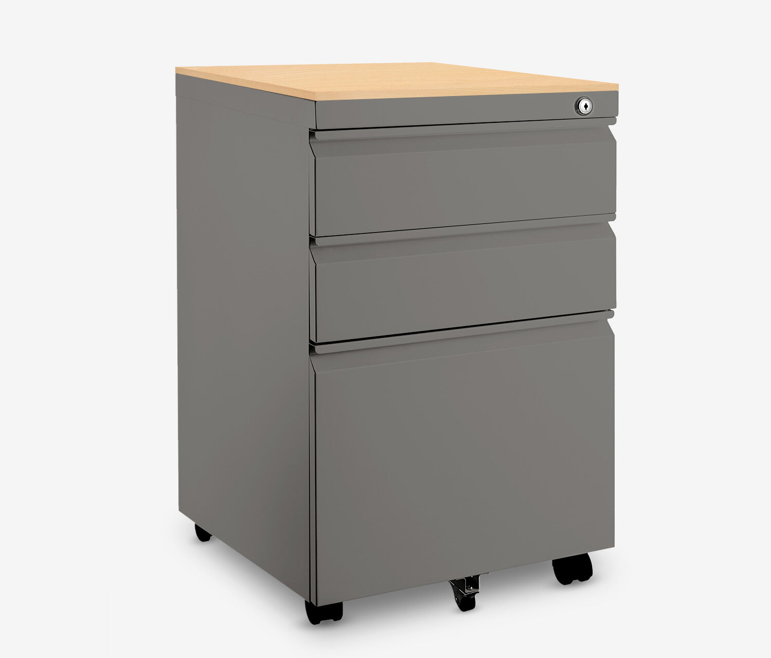 Contenitore a rotelle in metallo