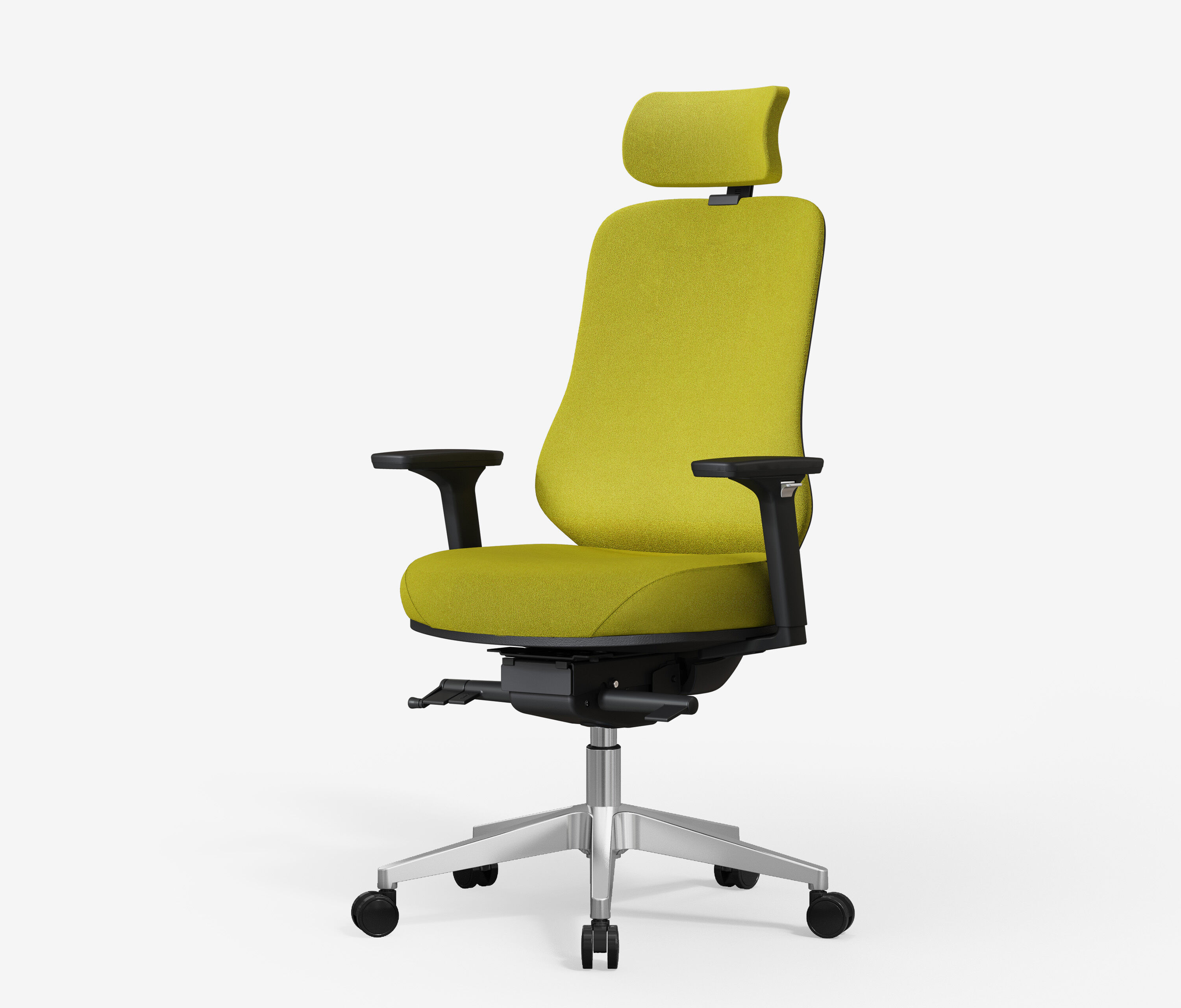 Sedia girevole da ufficio SENTA - Molla & Altezza seduta: Normale, altezza seduta 45 - 55 cm | Colore: Verde
