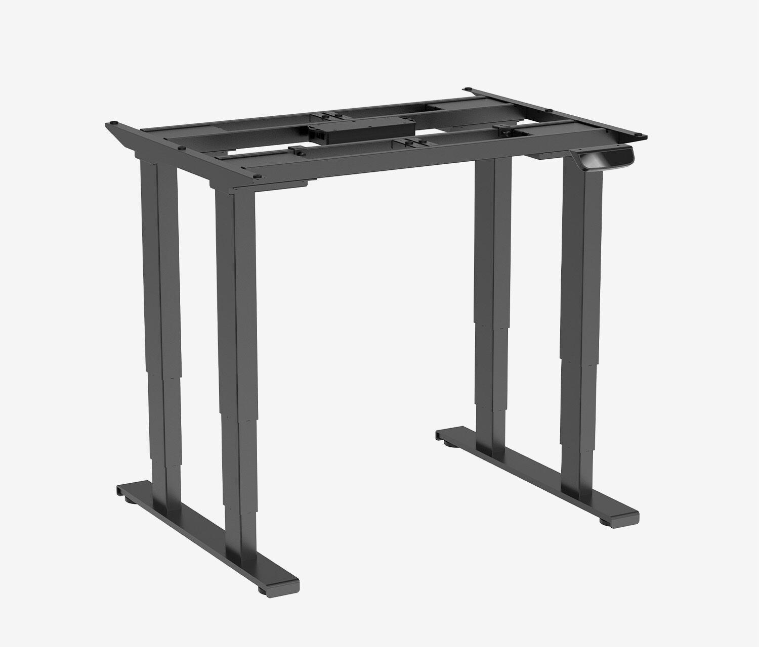 PRIMUS Schwerlasttisch, 2000 x 800 mm Schwarz Buchen Echtholzplatte