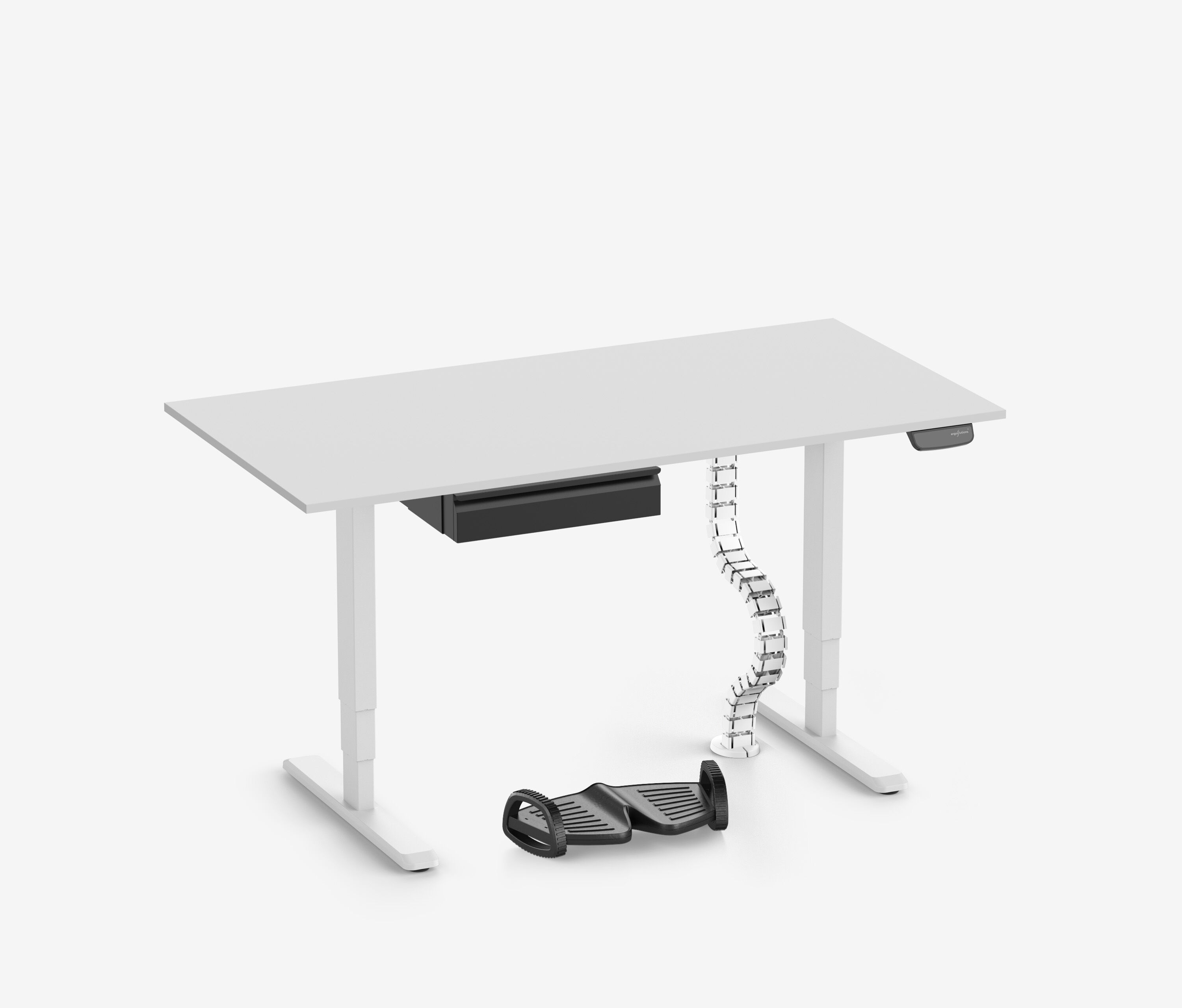 PRIMUS + cassetto, serpentina per cavi e poggiapiedi